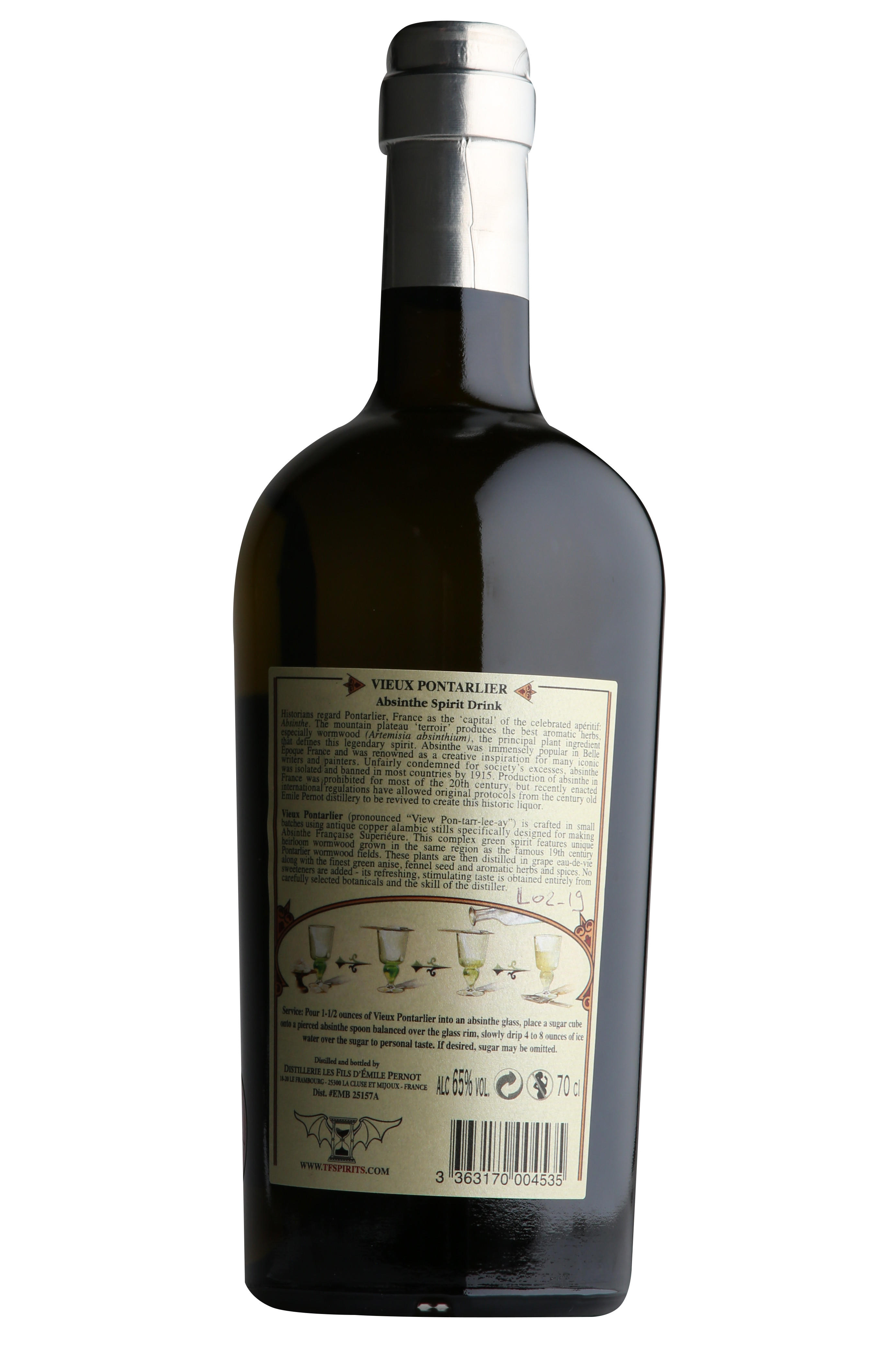 Les Fils d'Emile Pernot, Vieux Pontarlier, Absinthe Française