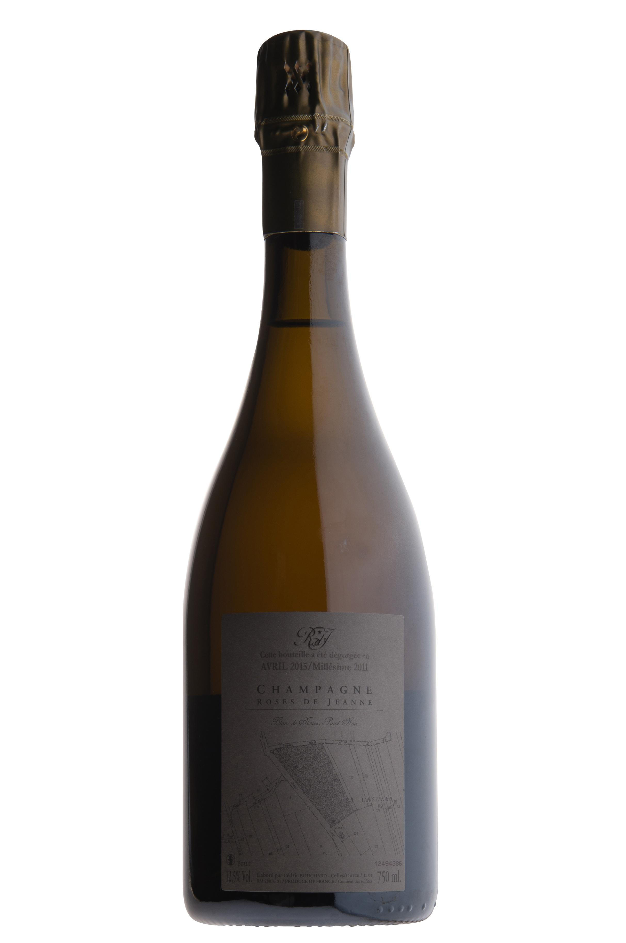 ワイン Champagne Roses de Jeanne 2018 750ml 2018 Roses de Jeanne / Cédric Bouchard Champagne Blanc de