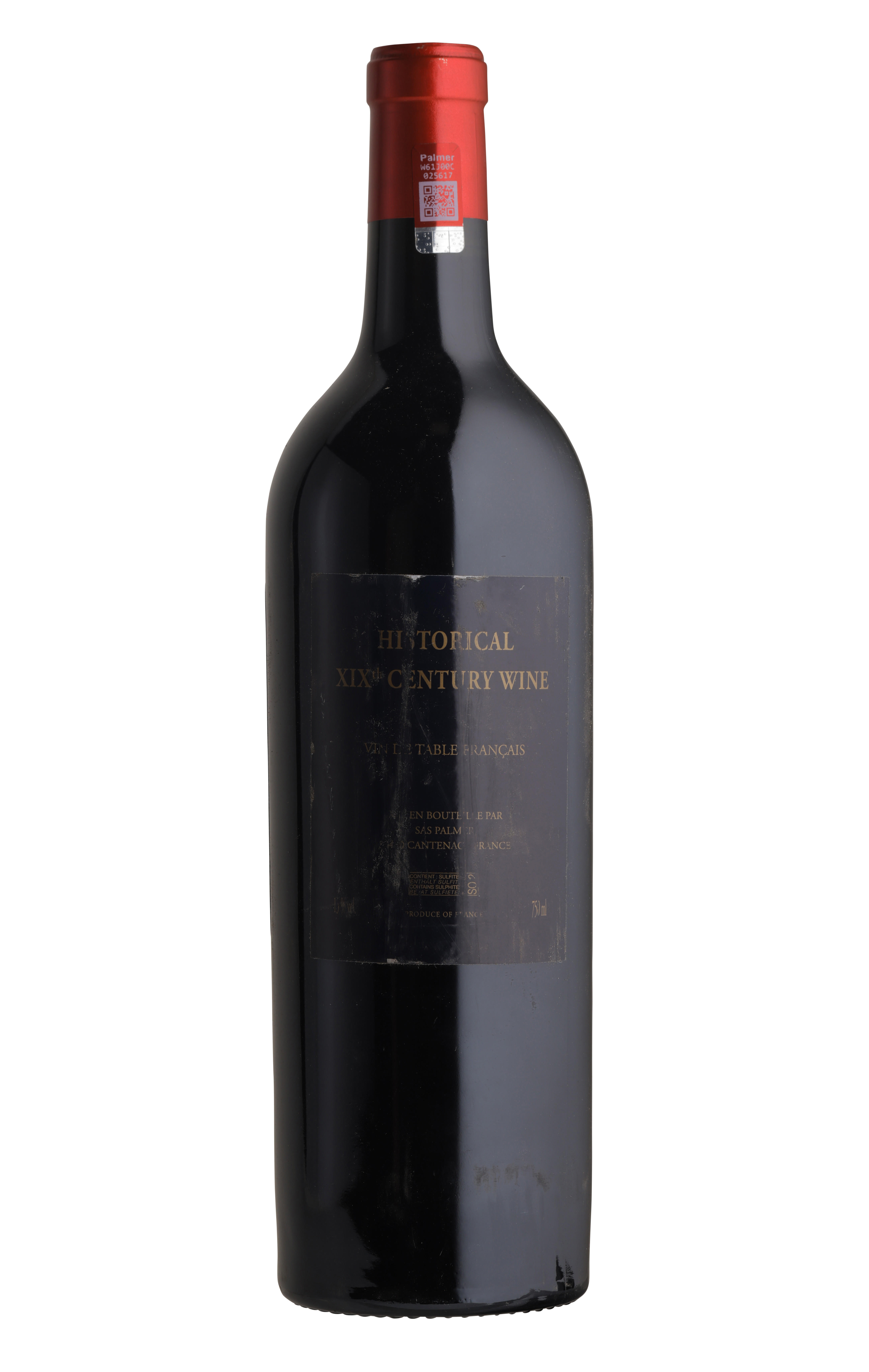 Historical XIX Century Wine, Château Palmer (L20.16)