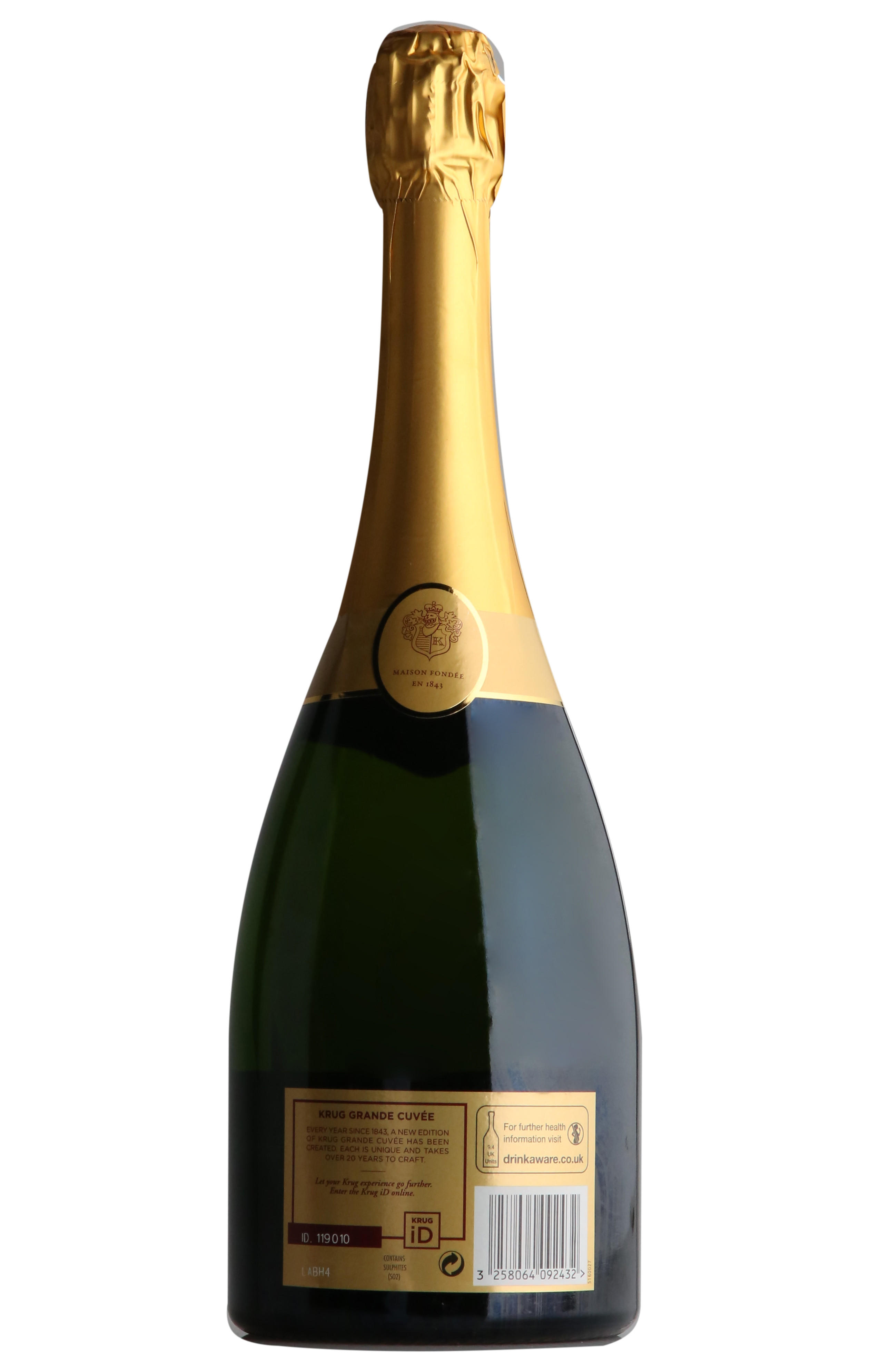 Champagne Krug, Grande Cuvée, 168ème Édition, Brut