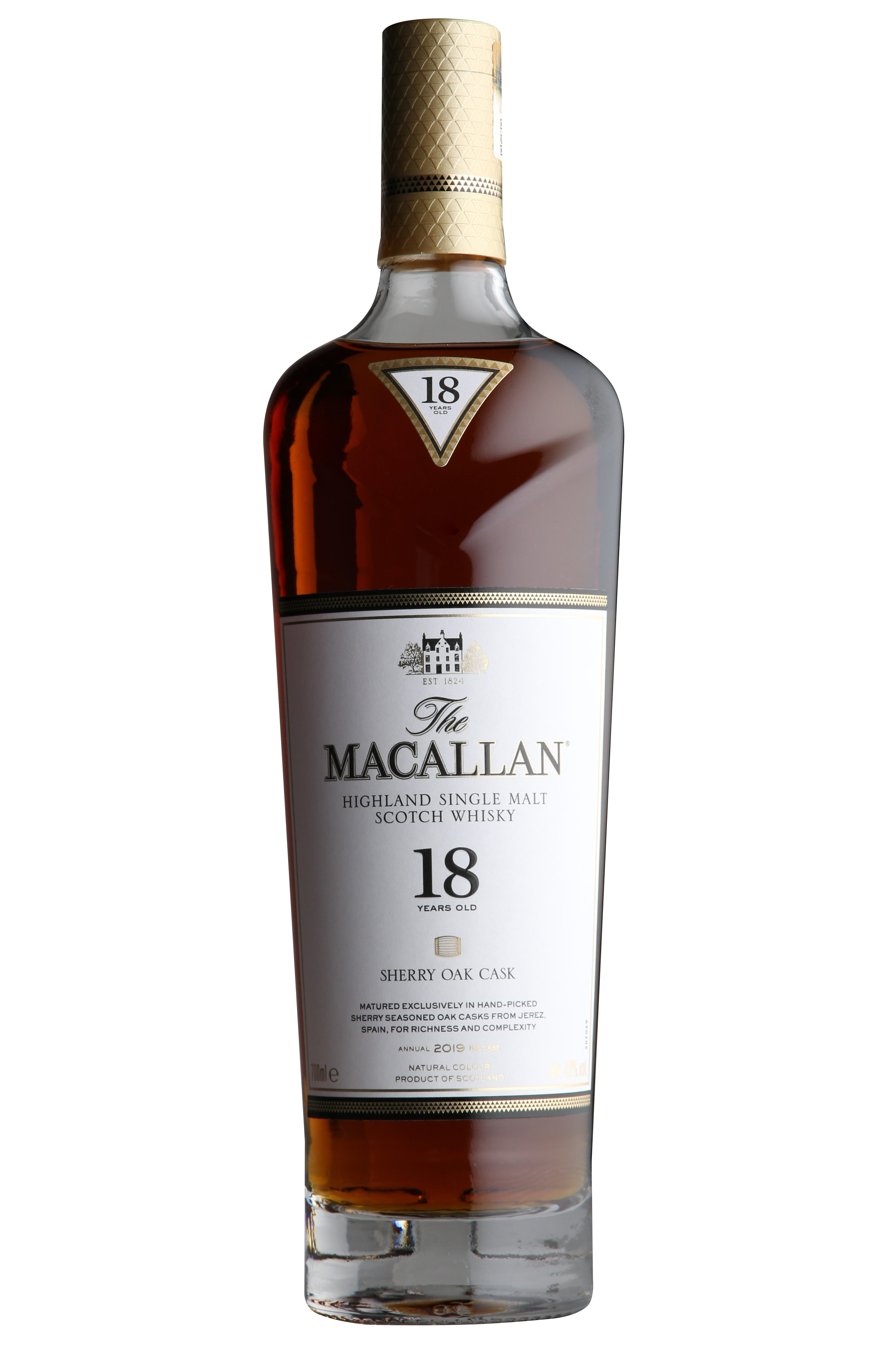 The Macallan, Sherry Oak Cask, 18-Year-Old, 2020 Release, Speyside