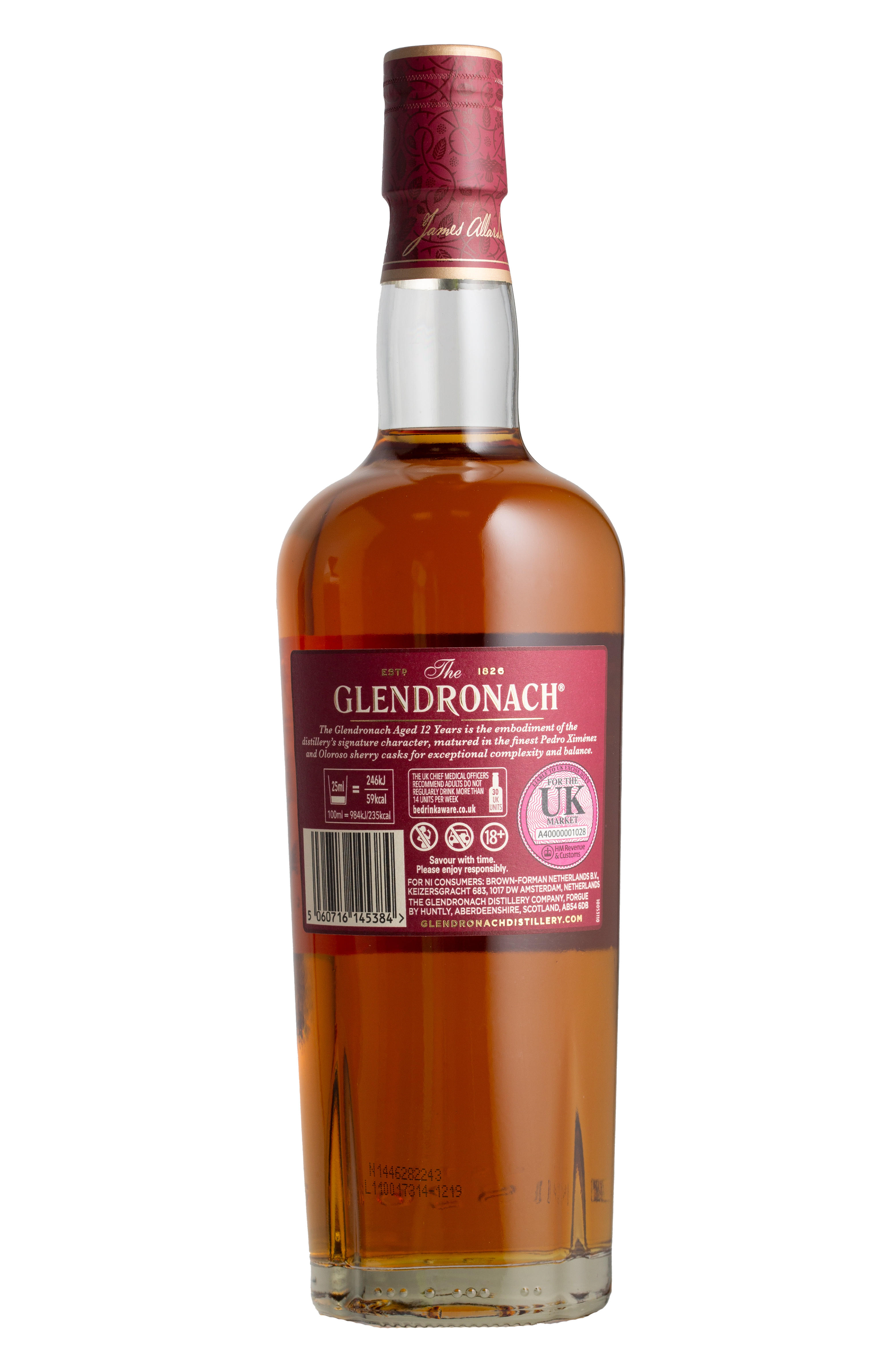 The Glendronach, 12-Year-Old, Highland, Single Malt Scotch Whisky