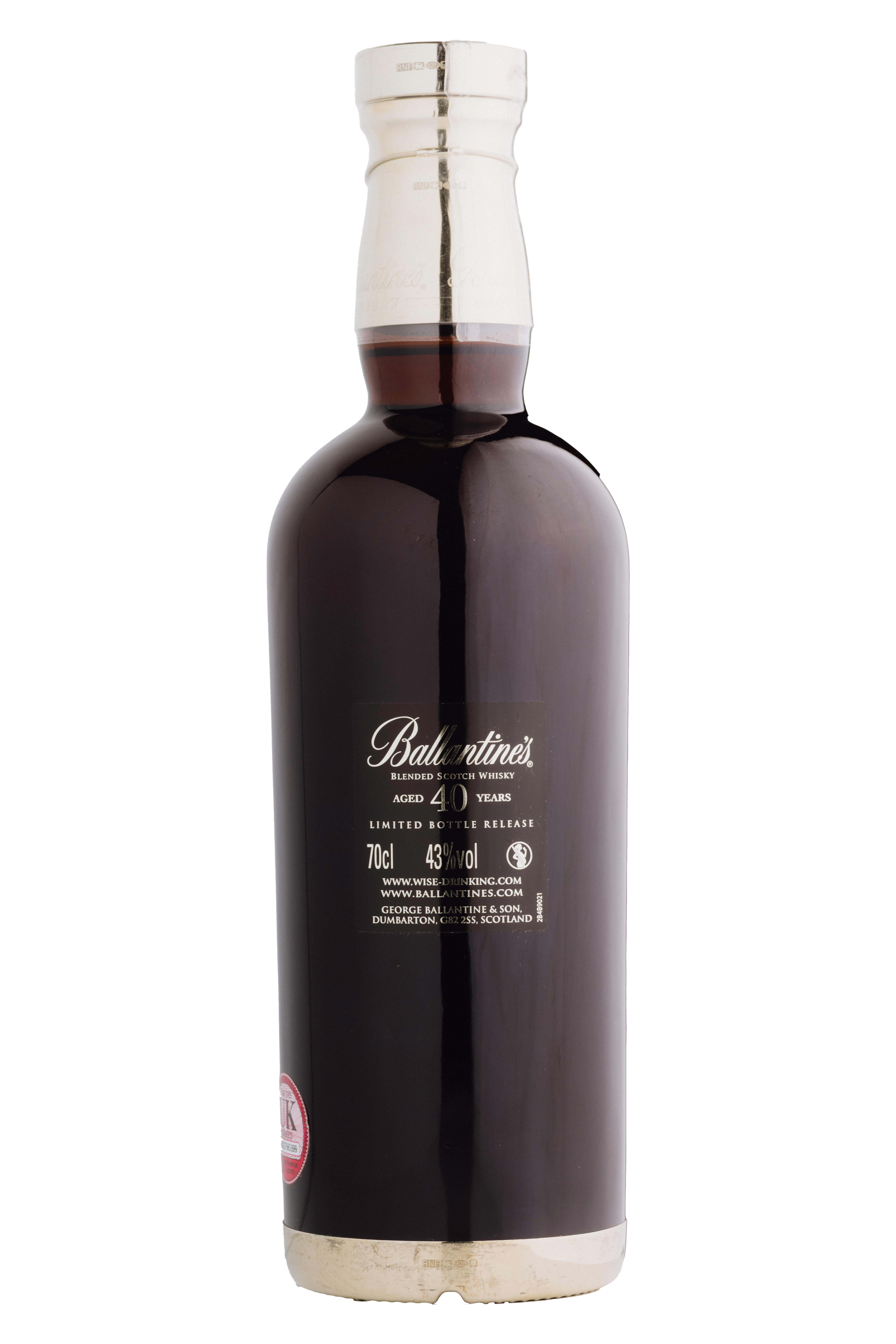 ウイスキー Ballantine's Rare Blended Scotch Whisky Ballantine's, 40-Year-Old, Blended Scotch Whisky (43%)