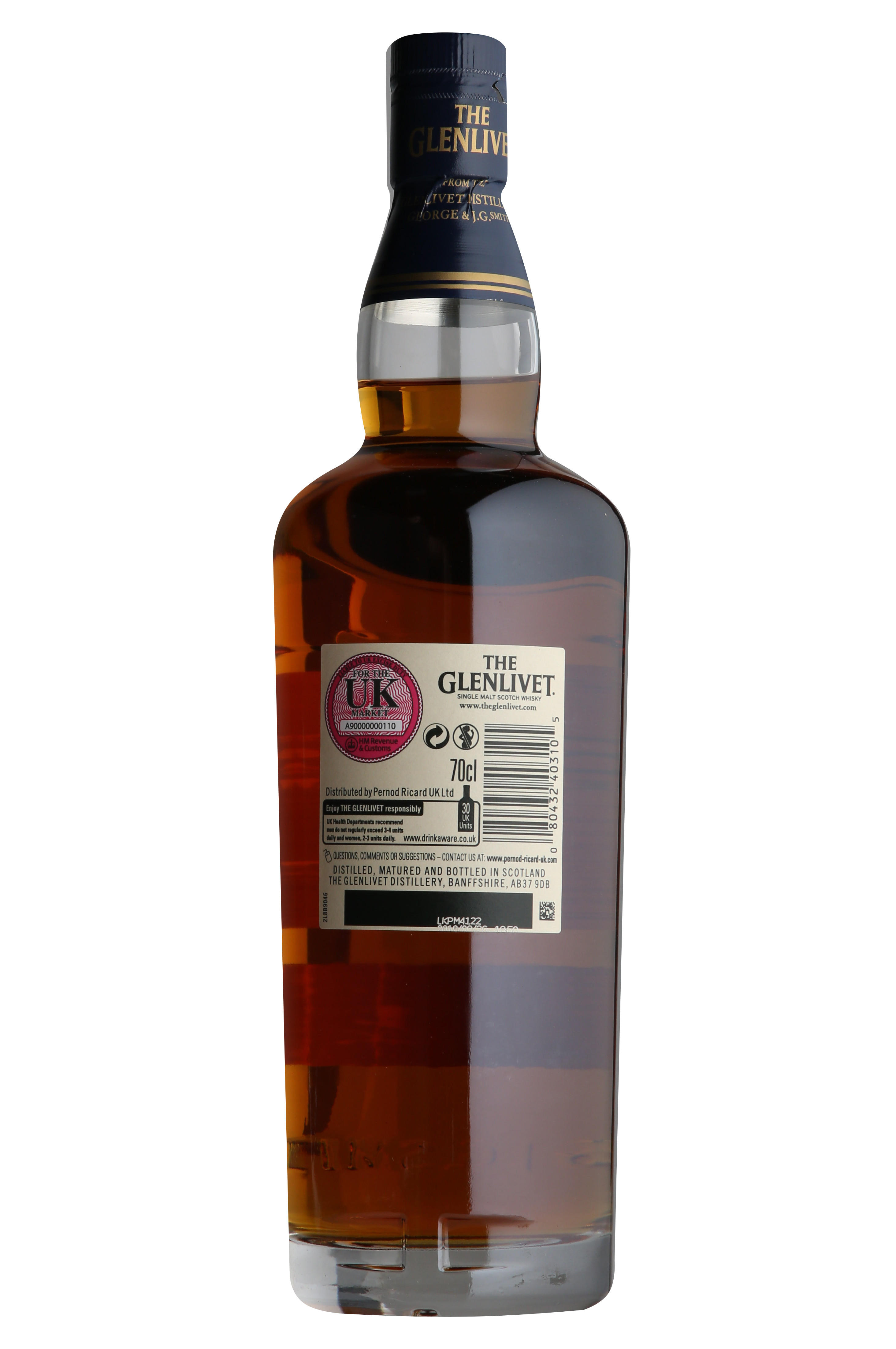Glenlivet, 18-Year-Old, Speyside, Single Malt Scotch Whisky (40%)