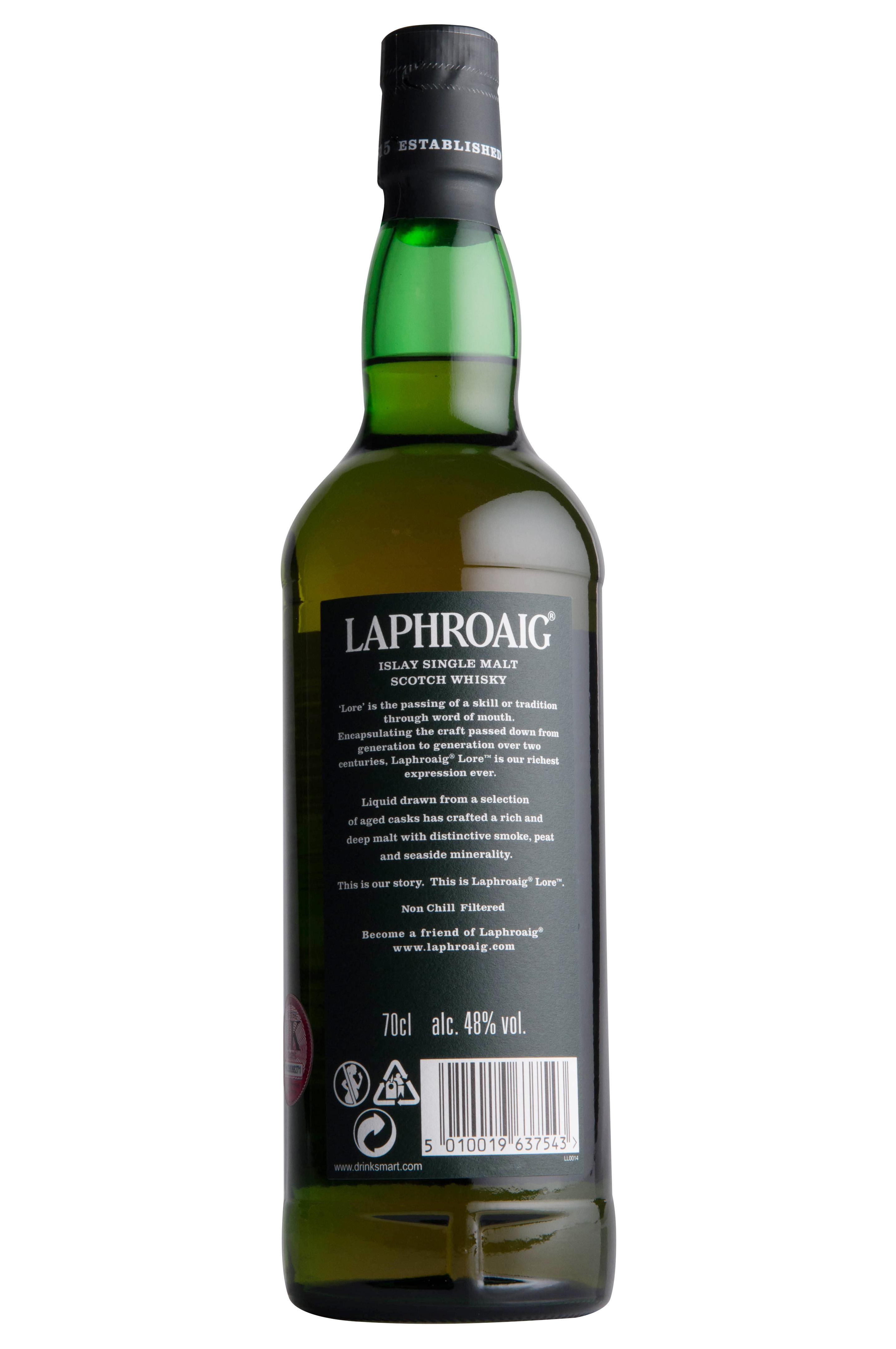 Laphroaig Lore, Islay, Single Malt Scotch Whisky, 48%