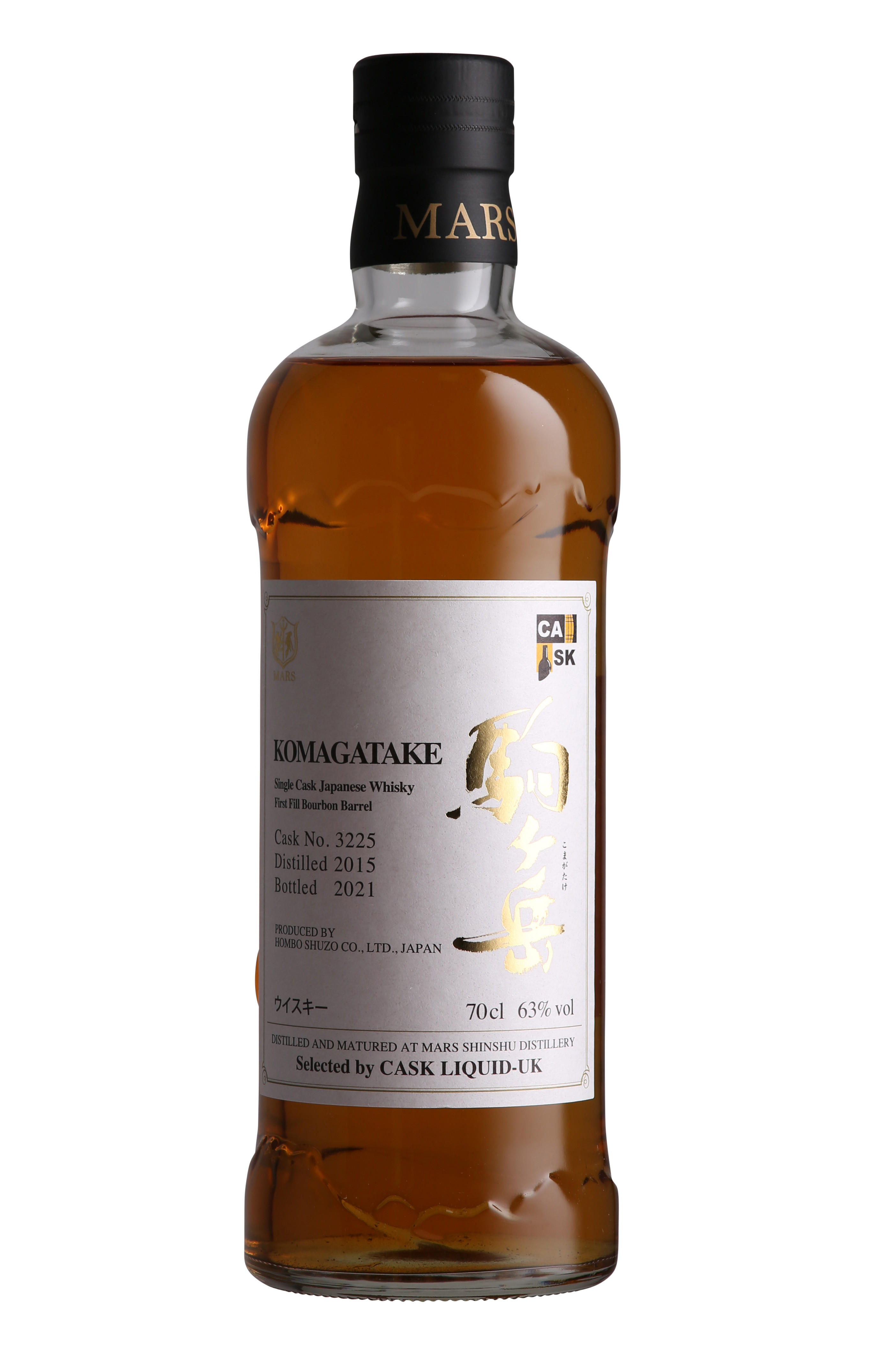Mars, Komagatake, Single Cask First Fill Bourbon, Single Malt