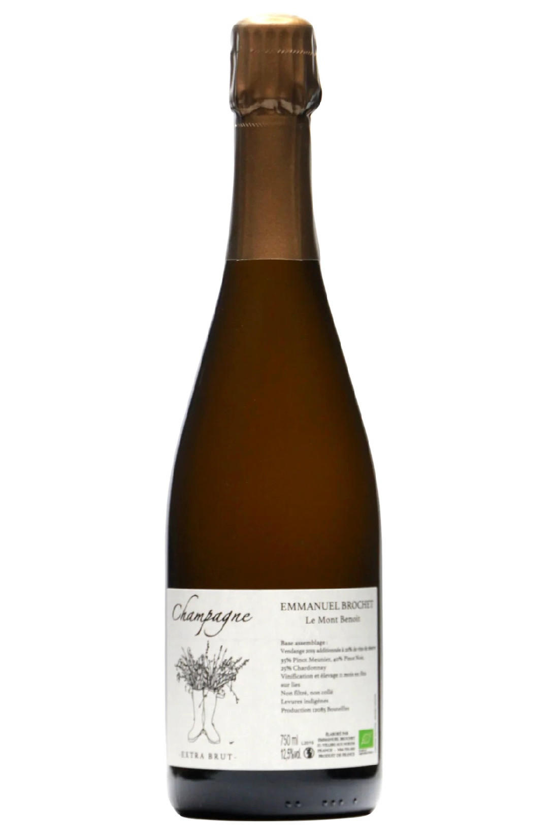 Champagne Emmanuel Brochet, Le Mont Benoit, Extra Brut (Base 2018)