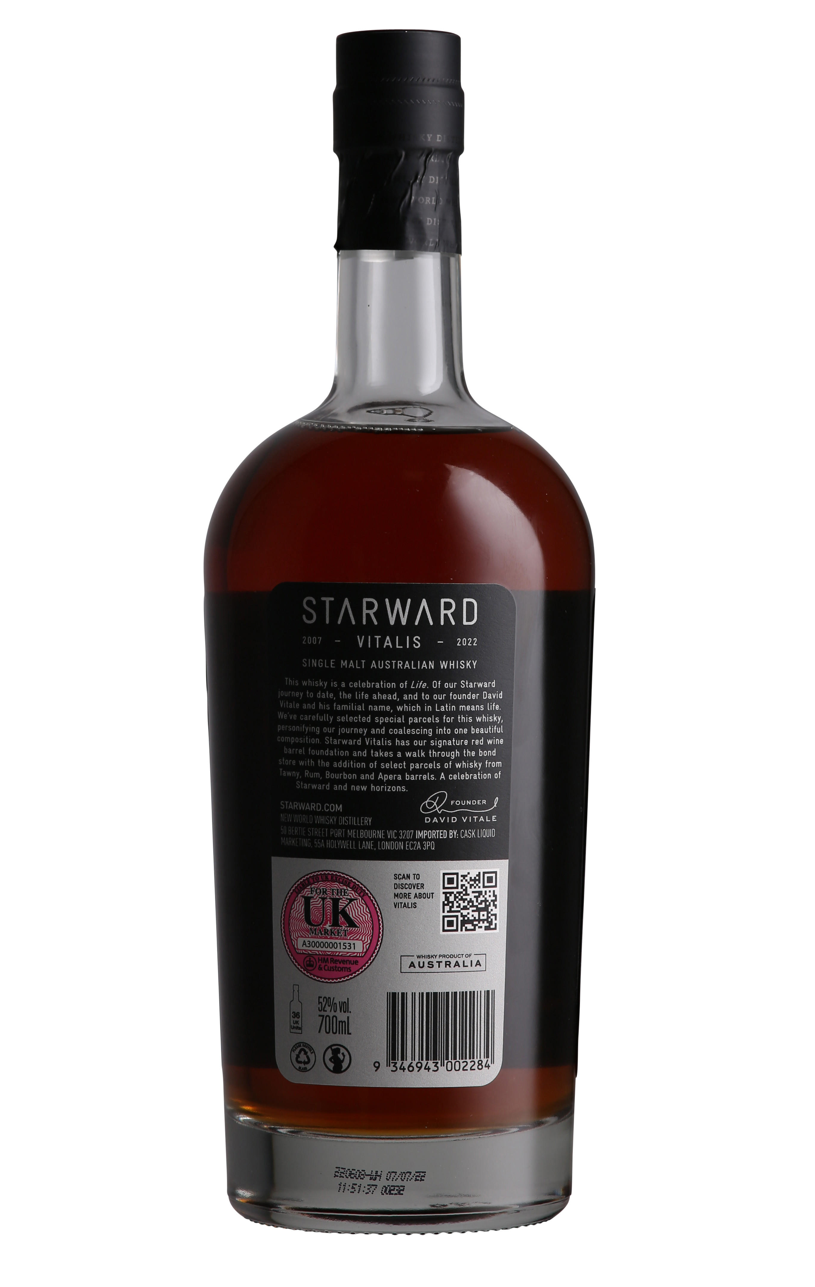 Starward, Vitalis, Single Malt Australian Whisky (52%)