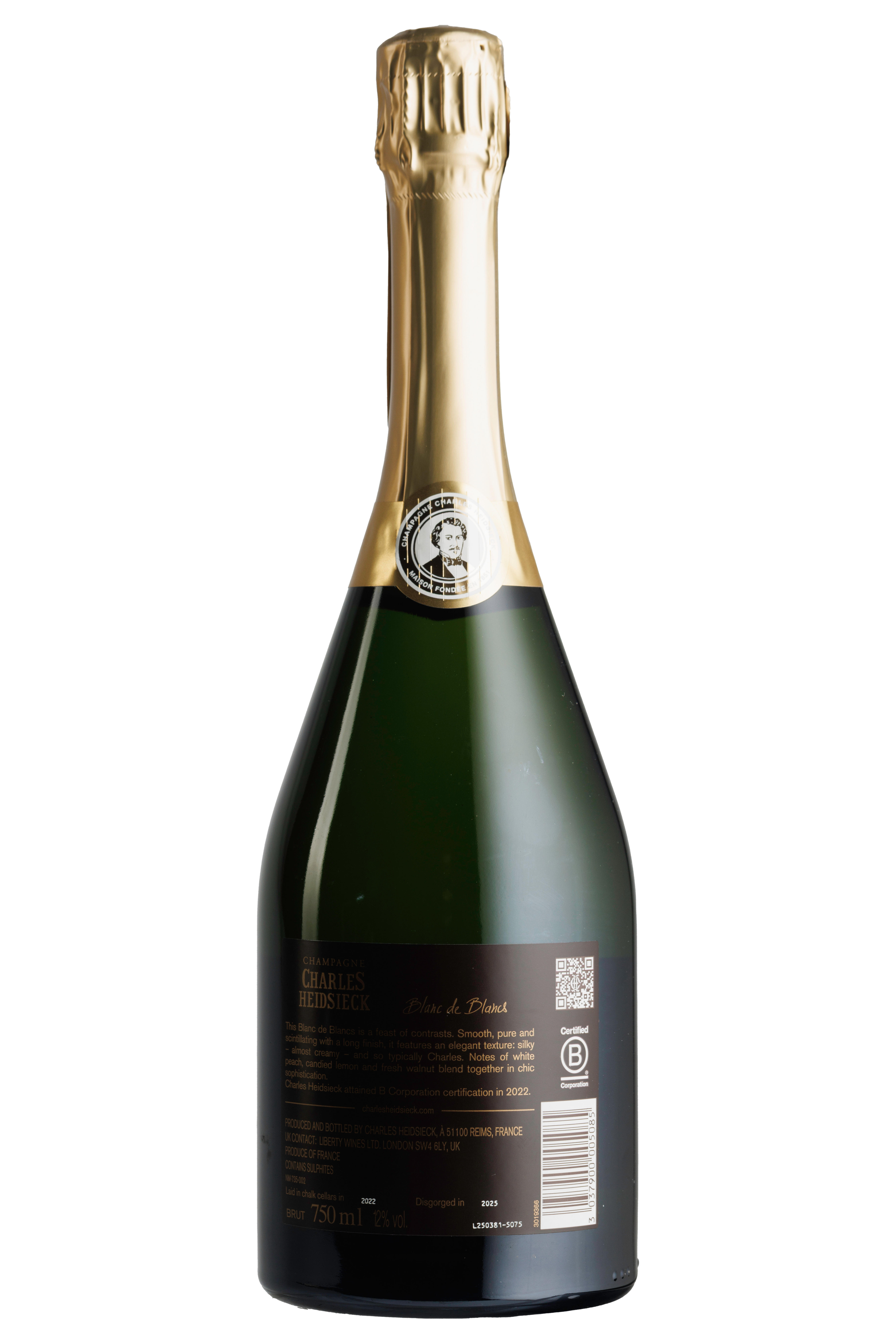Champagne Charles Heidsieck, Blanc de Blancs, Brut