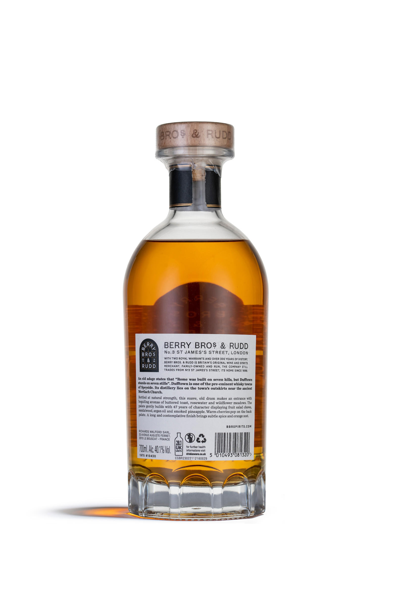 1975 Berry Bros. & Rudd Exceptional Casks Dufftown, Cask Ref