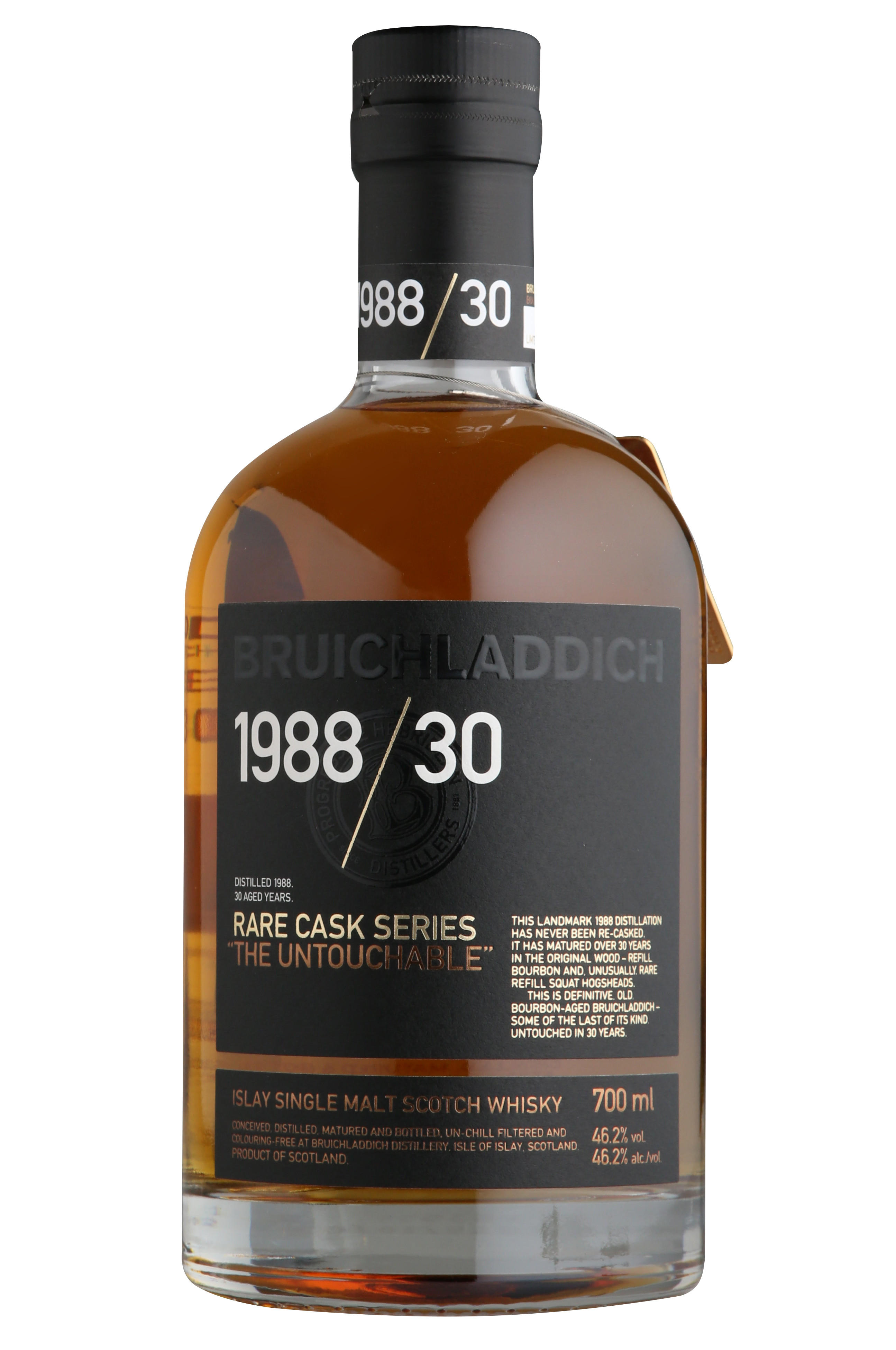 1988 Bruichladdich, The Untouchable, 30-Year-Old, Islay, Single