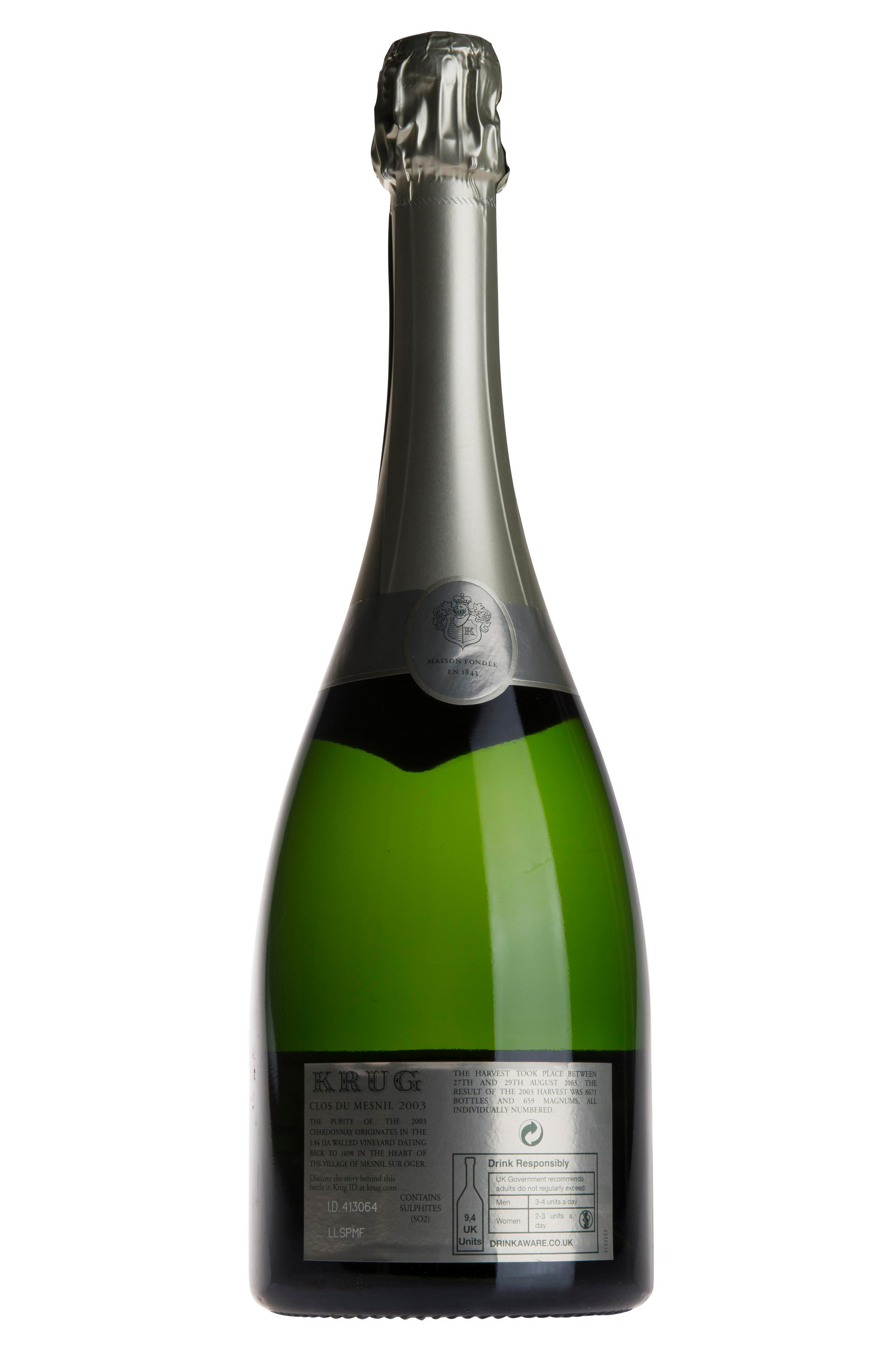 美品!!KRUG 2003 BRUT シャンパン 750ml CHMKRUKRUG-0750-2003-