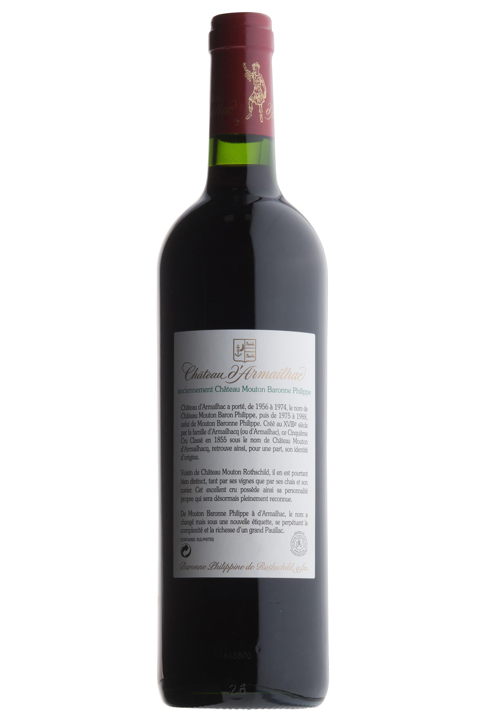 早い者勝ち！！】赤ワイン PAUILLAC 20062006 Château d