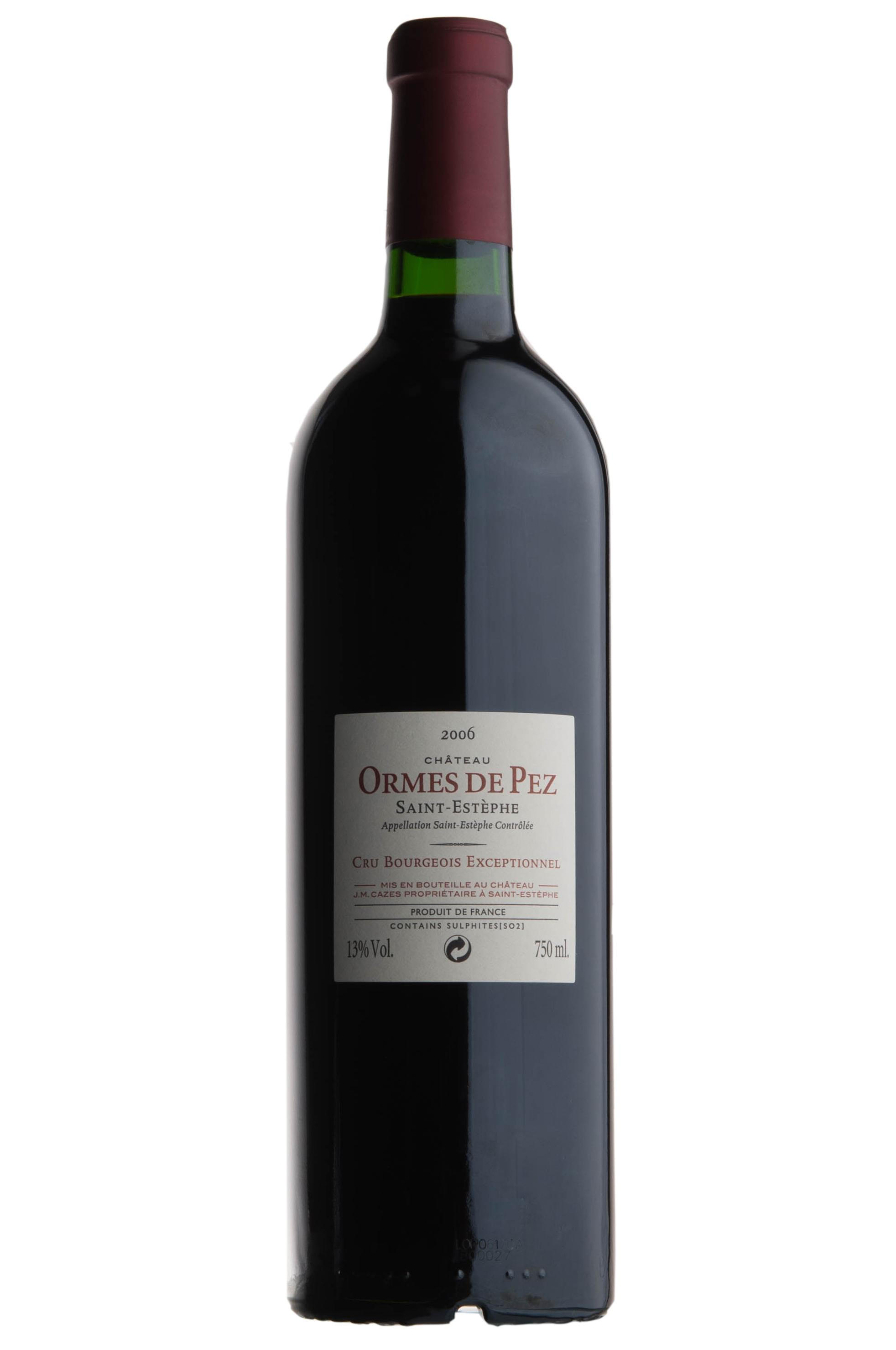 2006 Château Ormes de Pez, St Estèphe, Bordeaux