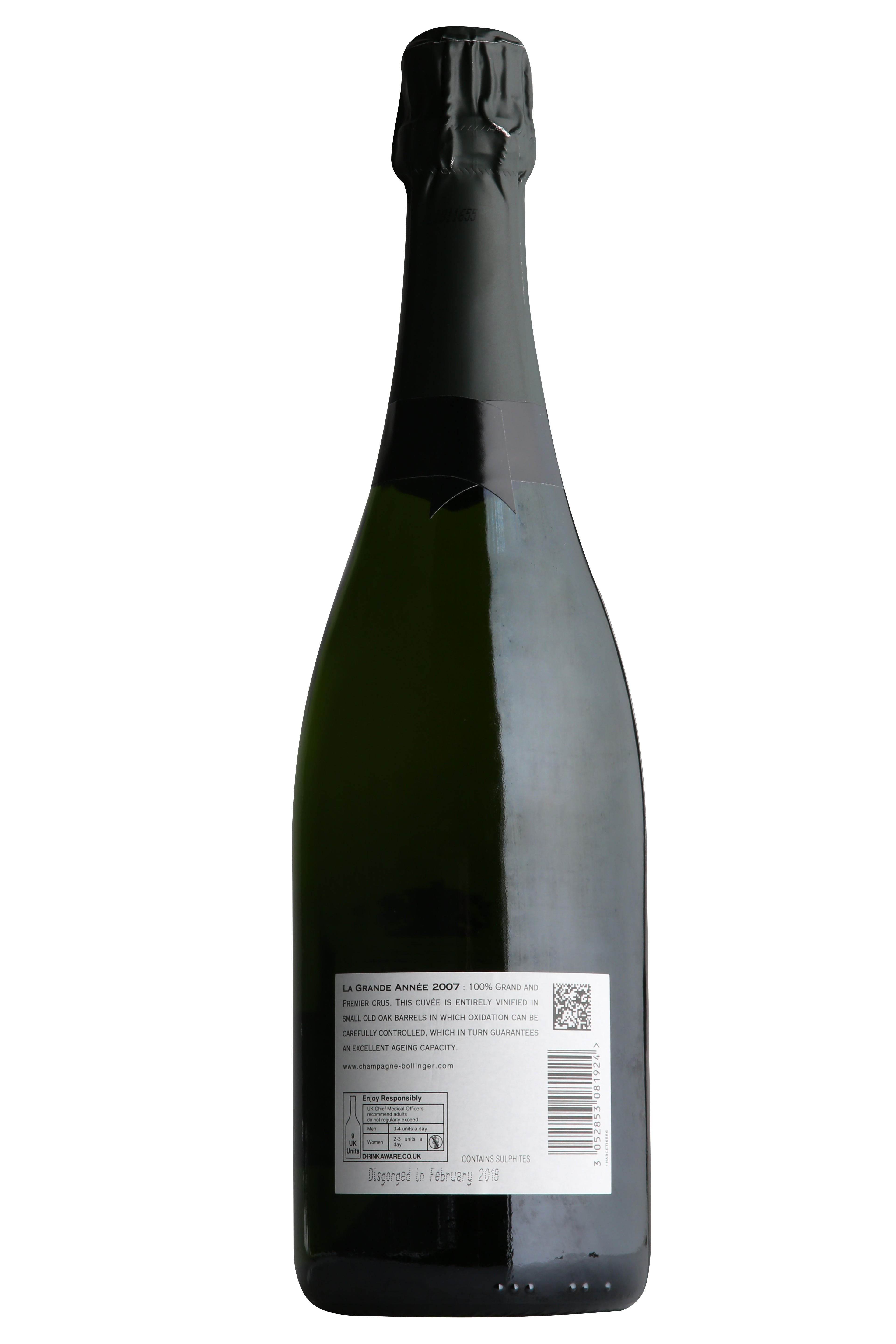 2007 Champagne Bollinger, La Grande Année, Brut