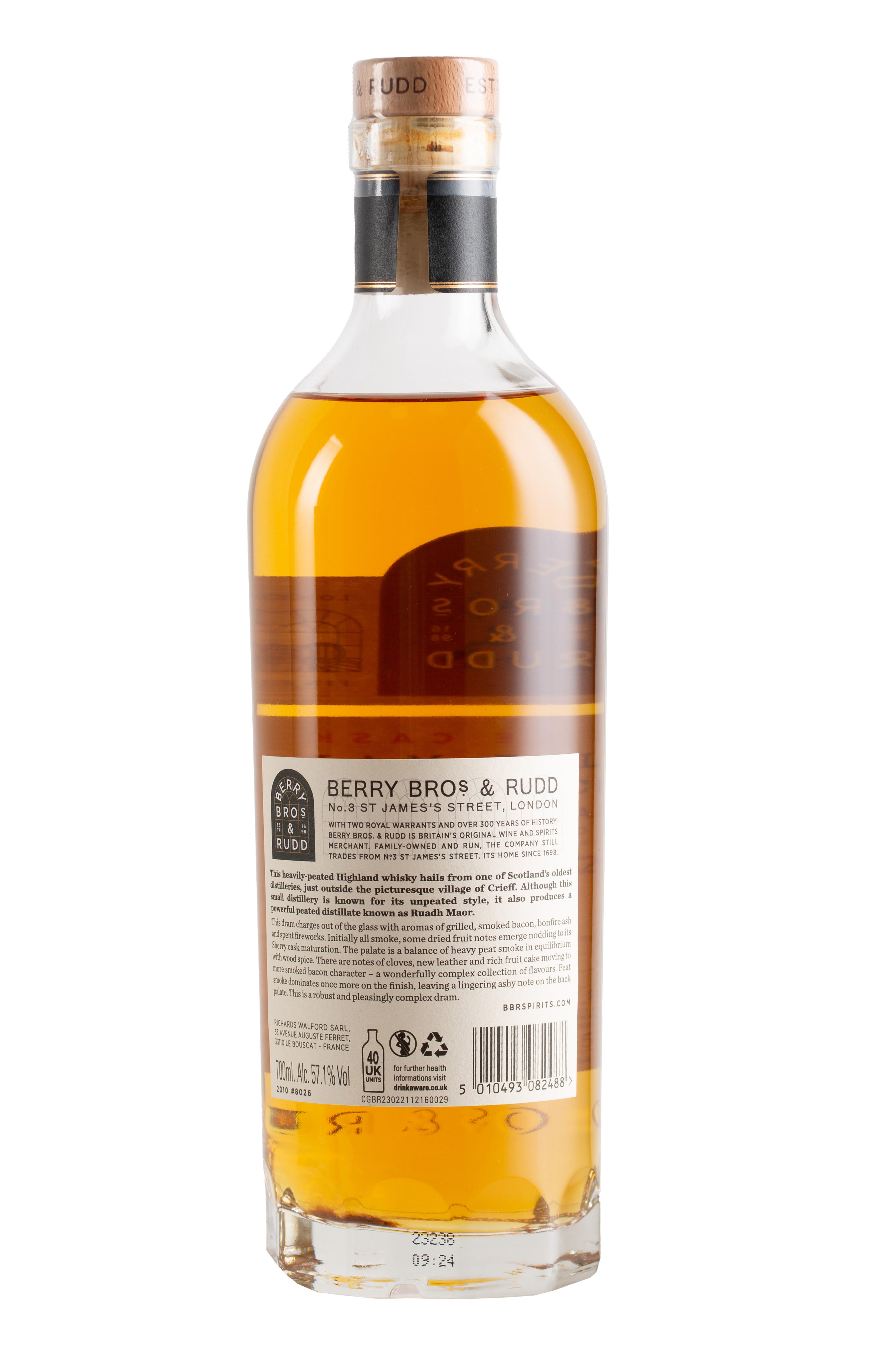 BERRY BROS & RUDD シングルモルトウイスキー 2010年 2010 Berry Bros. & Rudd Ruadh Maor, Cask Ref. 8026, Bottled 2023