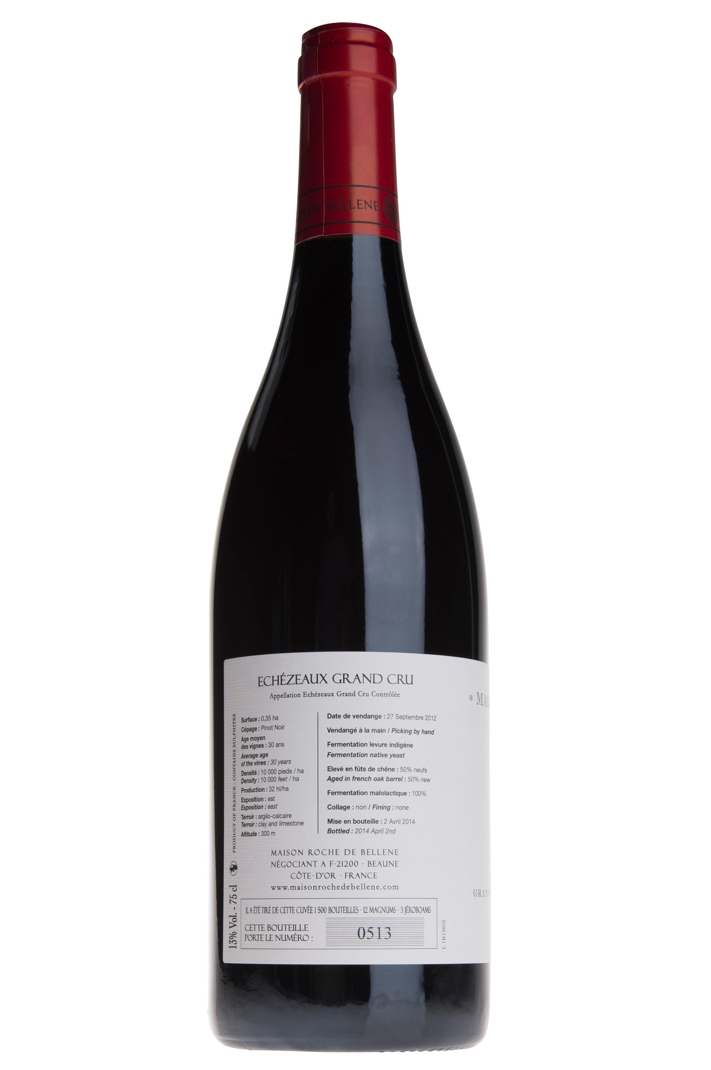 2012 Echézeaux, Grand Cru, Maison Roche de Bellene, Burgundy