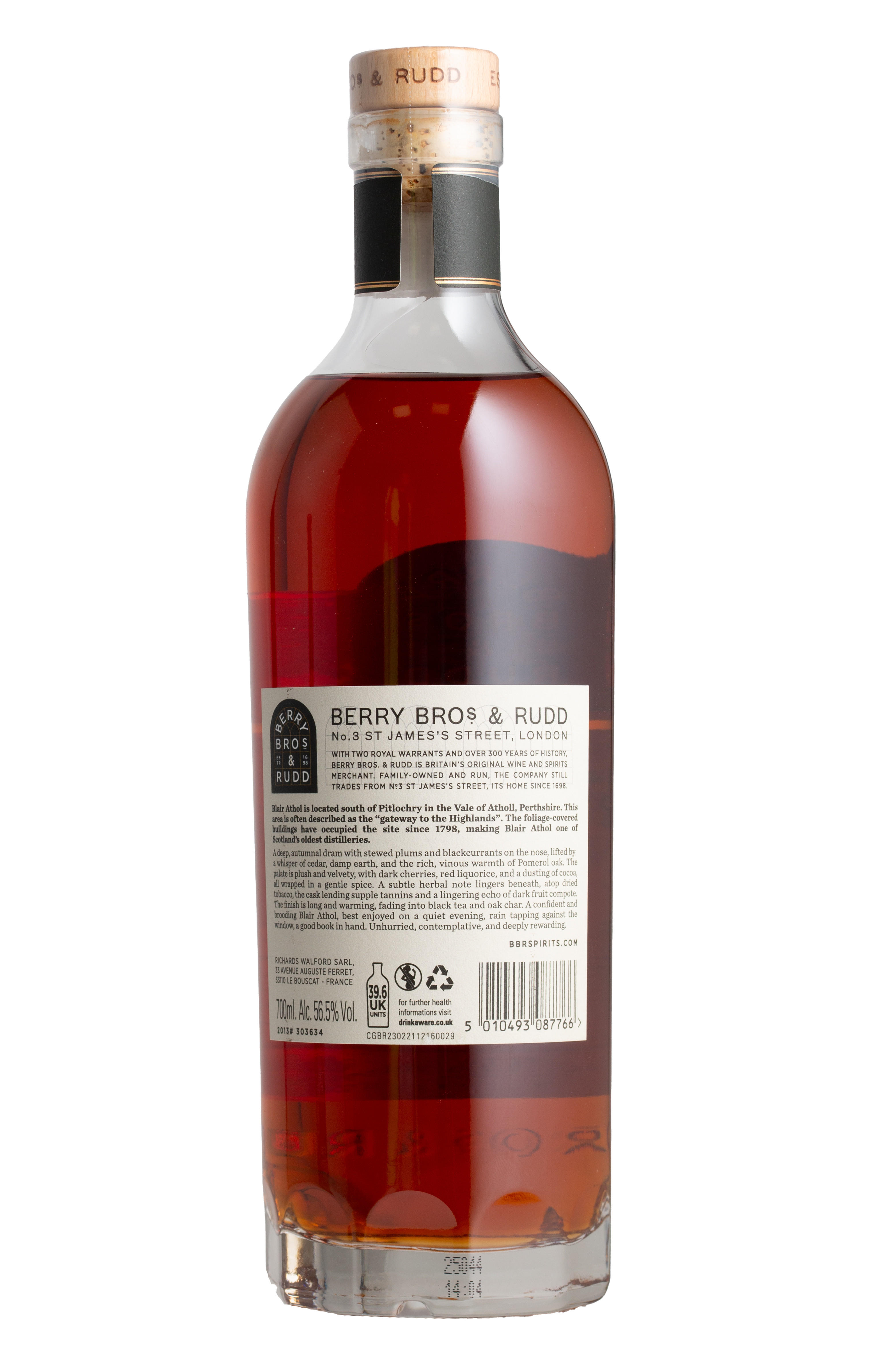 2013 Berry Bros. & Rudd Blair Athol, Cask Ref. 303634, Highland