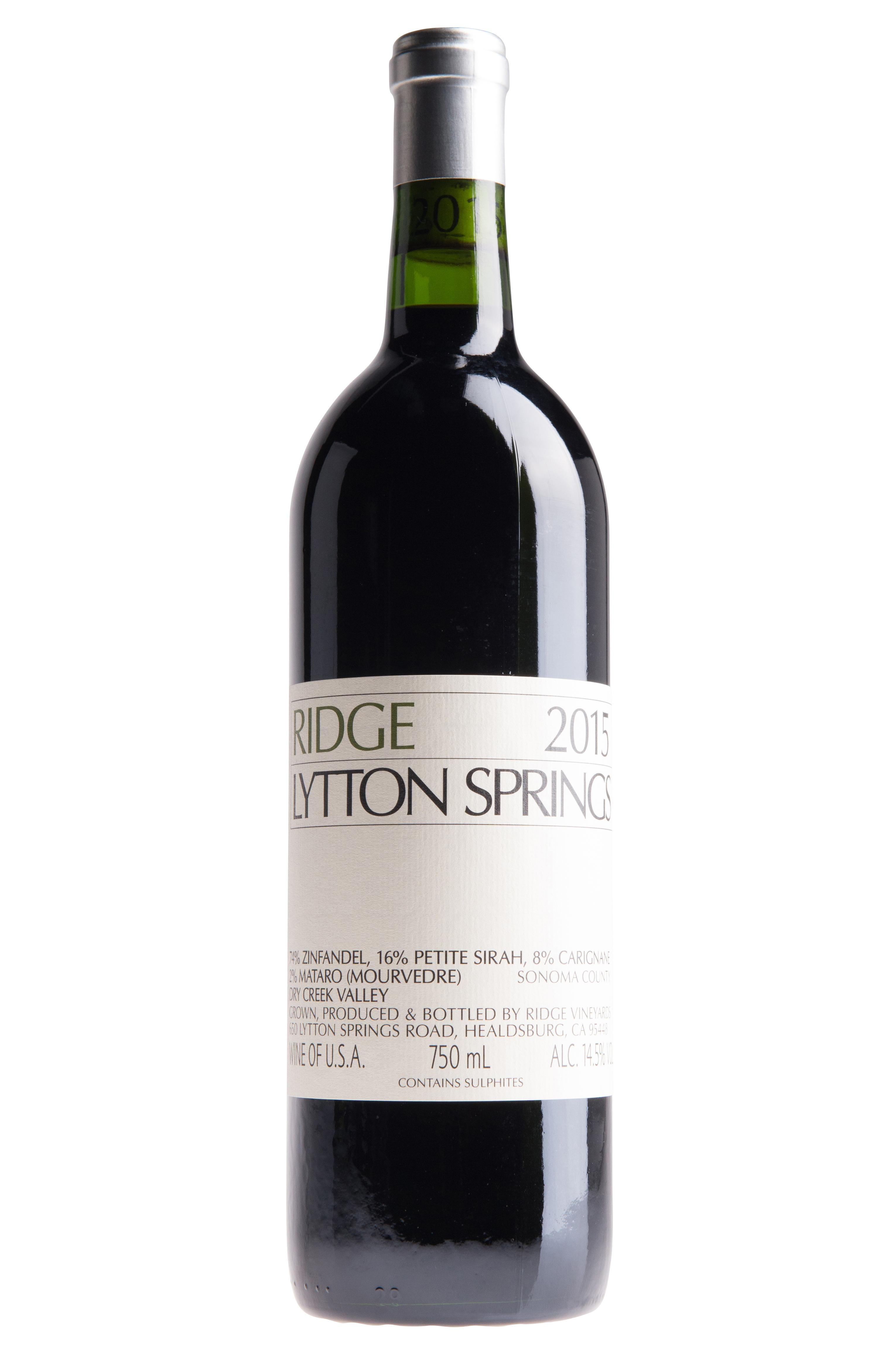 Ridge Lytton Springs 2015　リッジ リットン スプリング 2015 Ridge Vineyards, Lytton Springs, Dry Creek Valley, Sonoma