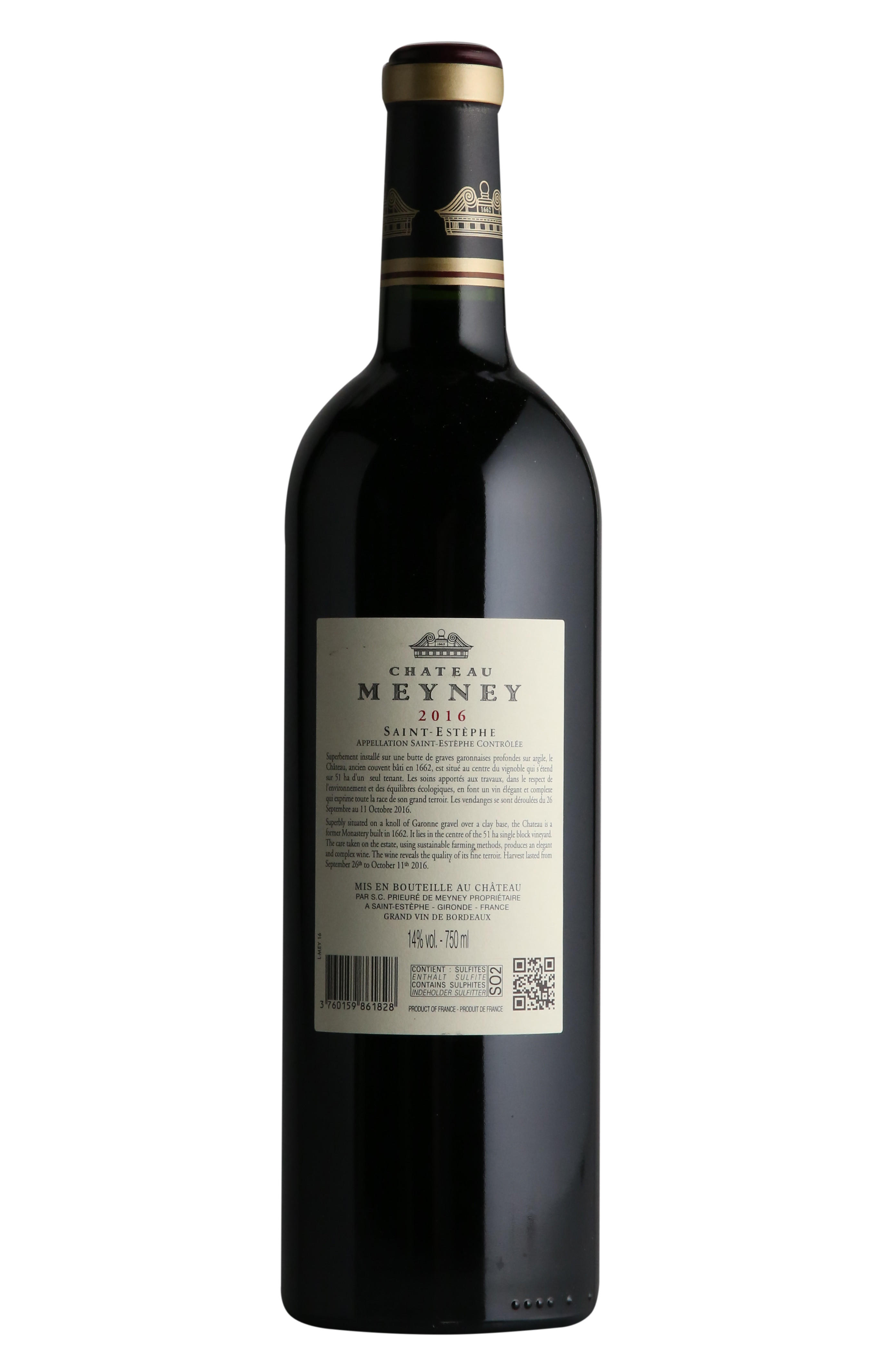 2016 Château Meyney, St Estèphe, Bordeaux
