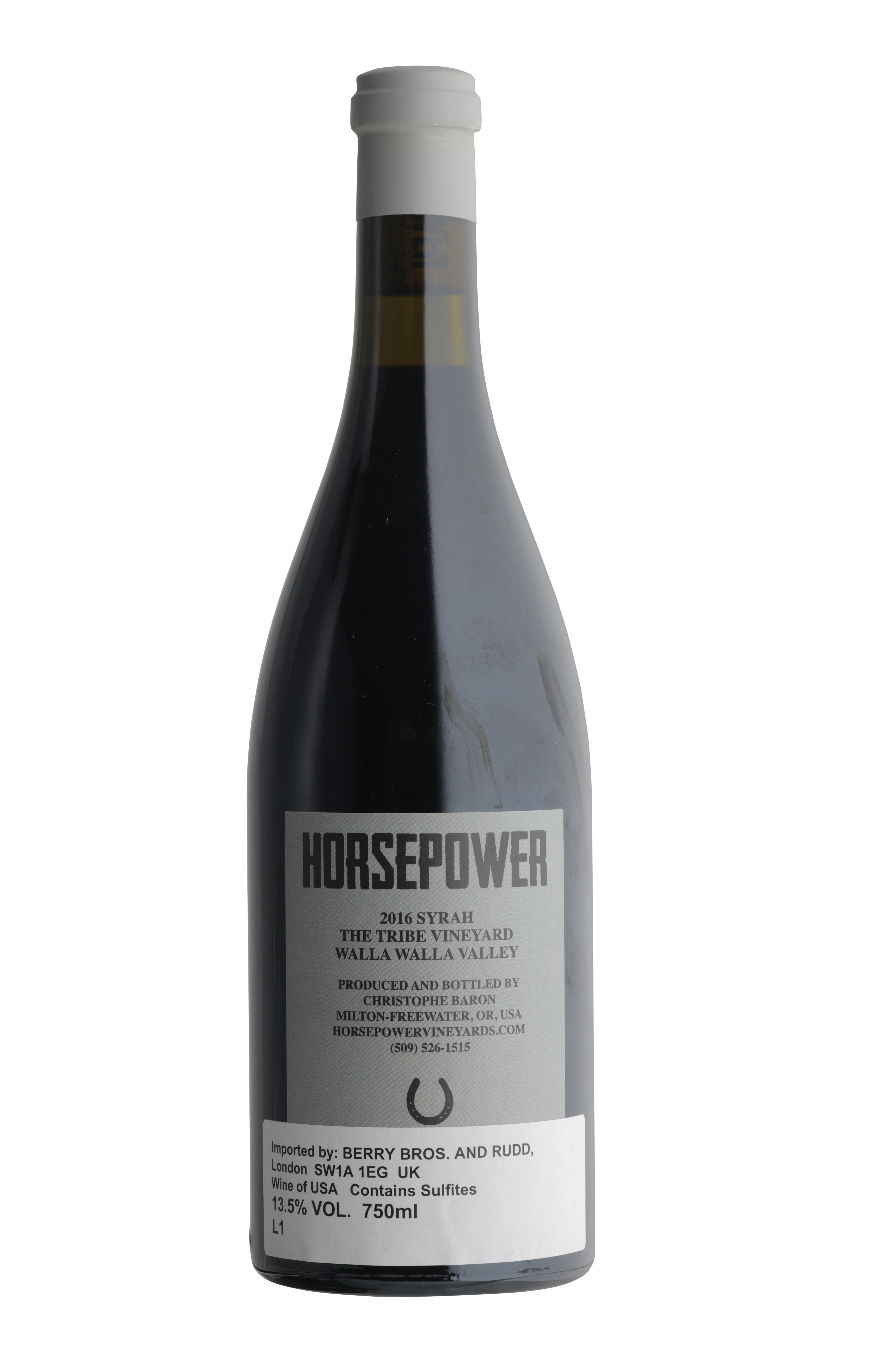 ワイン HORSEPOWER 2013 Syrah Walla Walla Valley Horsepower Sur