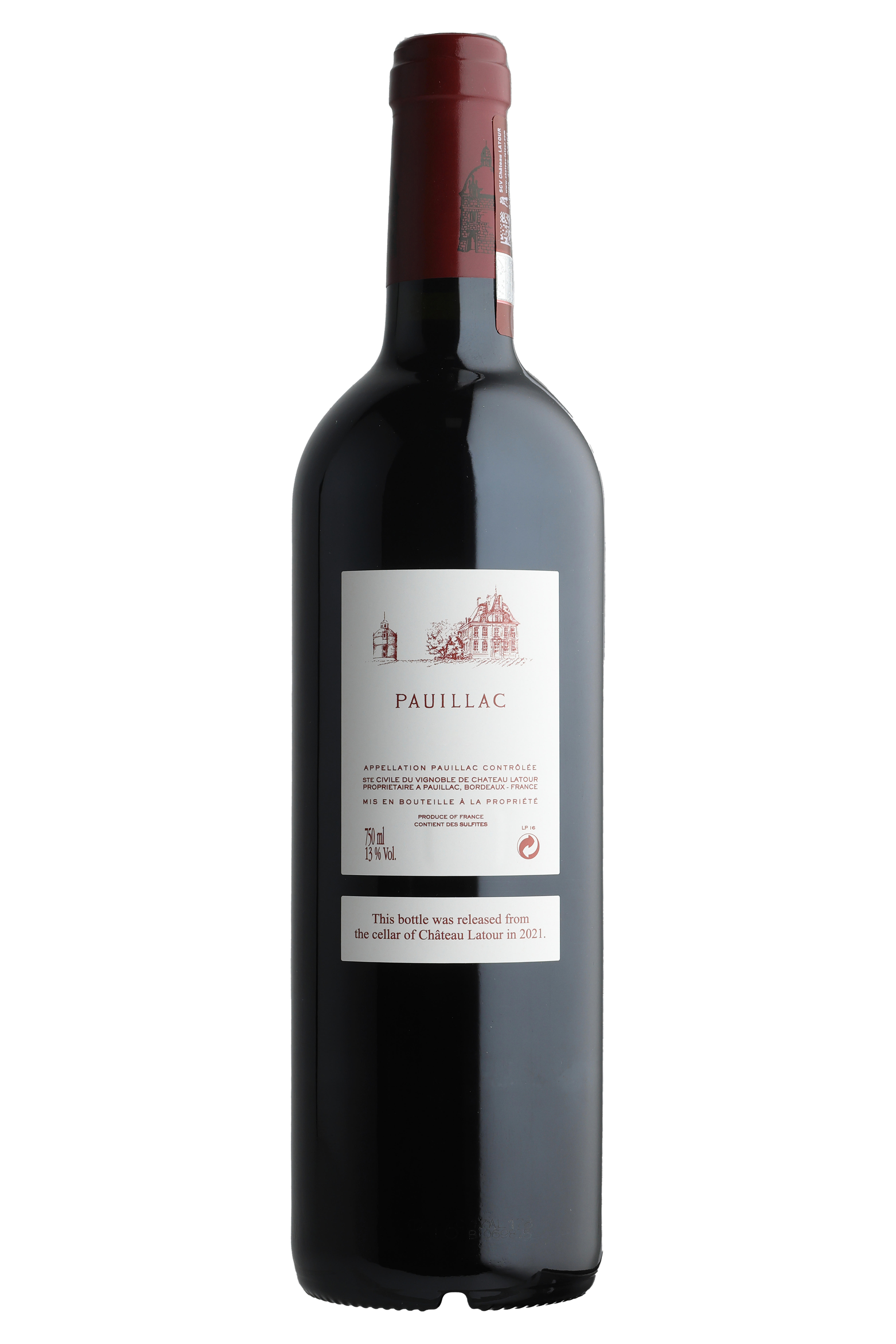 GRAND VIN DE CHATEAU LATOUR 1964 Pauillac Bordeaux, 75cl single bottle