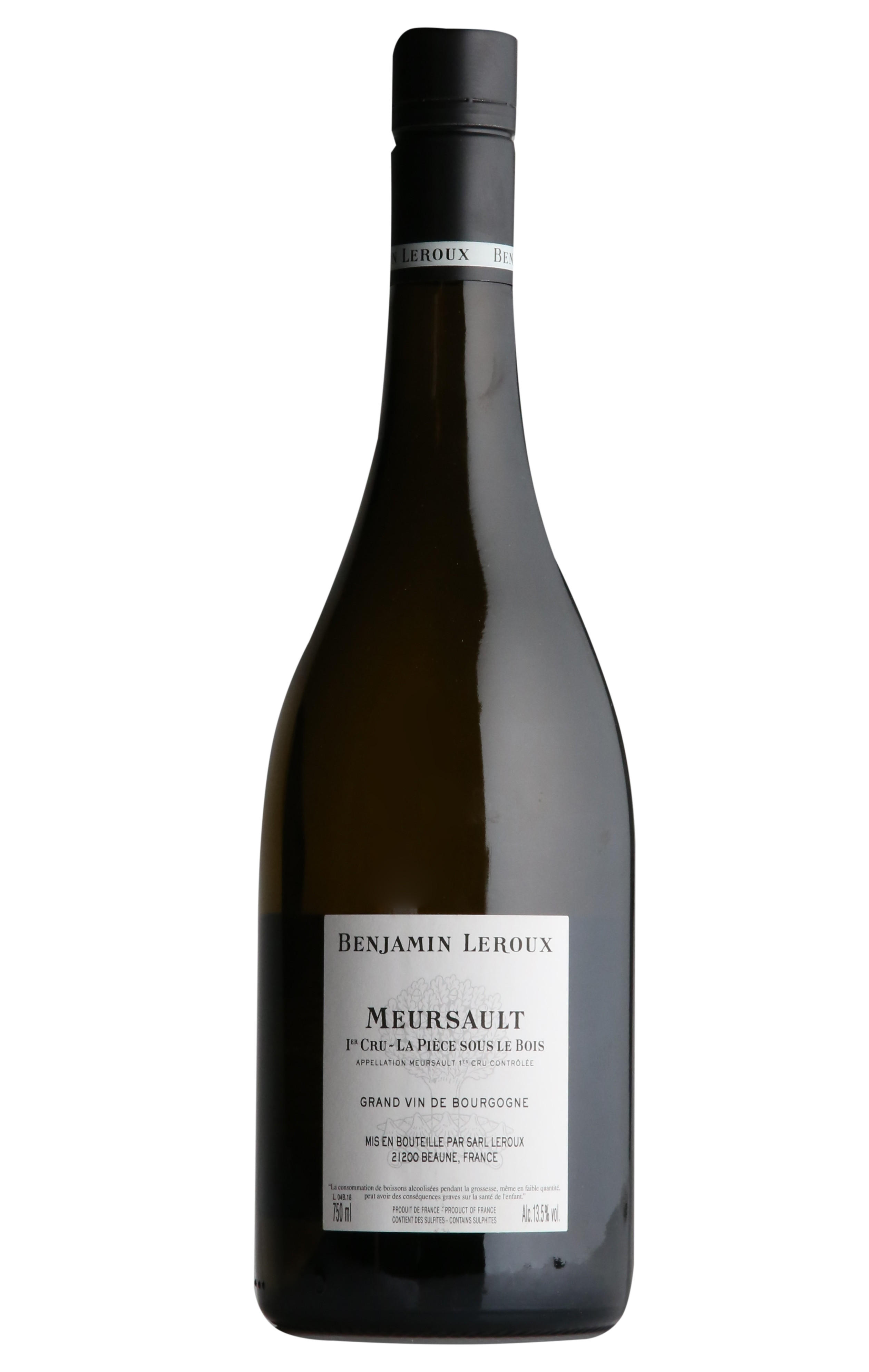 2018 Meursault, La Pièce Sous le Bois, 1er Cru, Benjamin Leroux