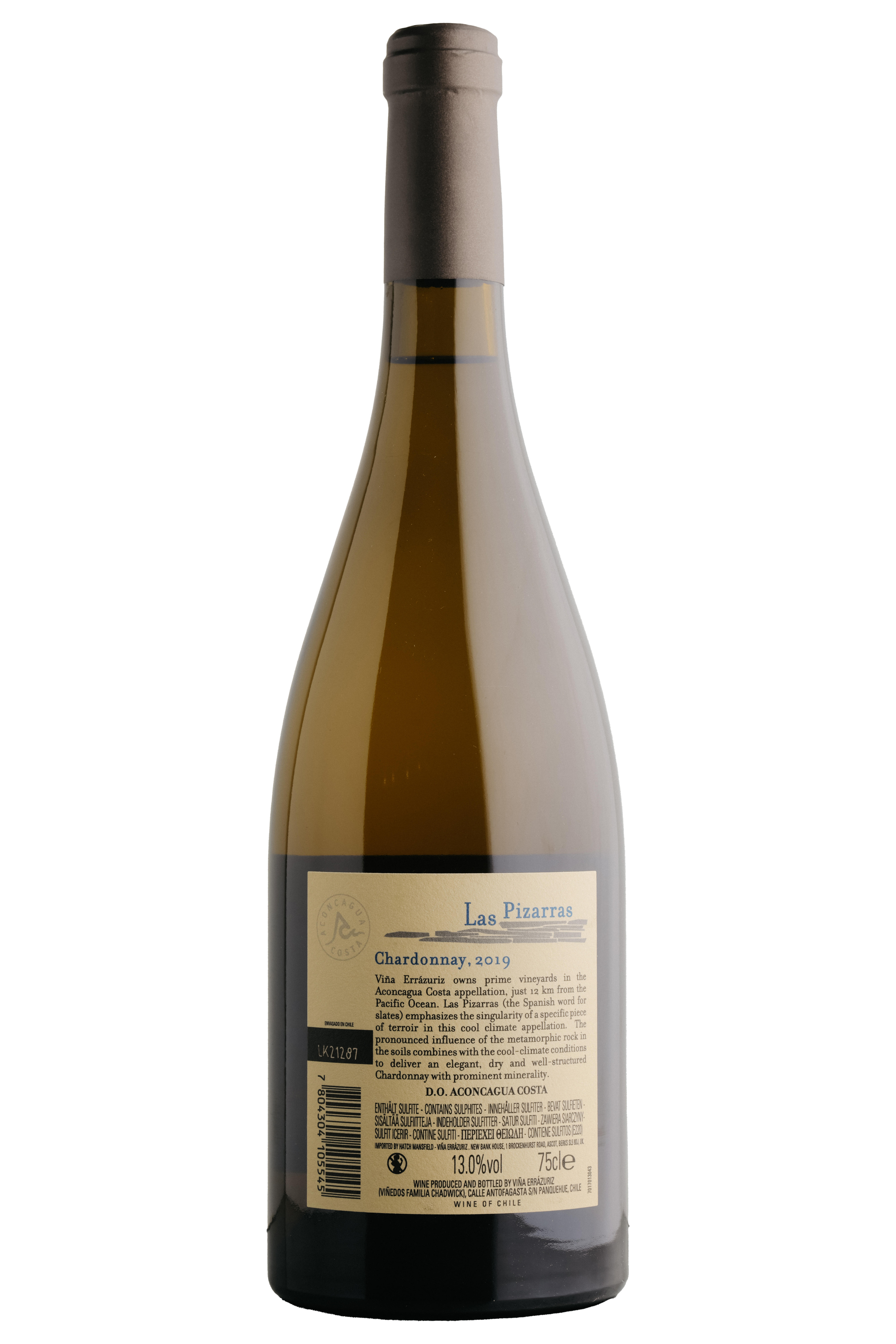 2019 Errazuriz, Las Pizarras, Chardonnay, Aconcagua Costa, Chile