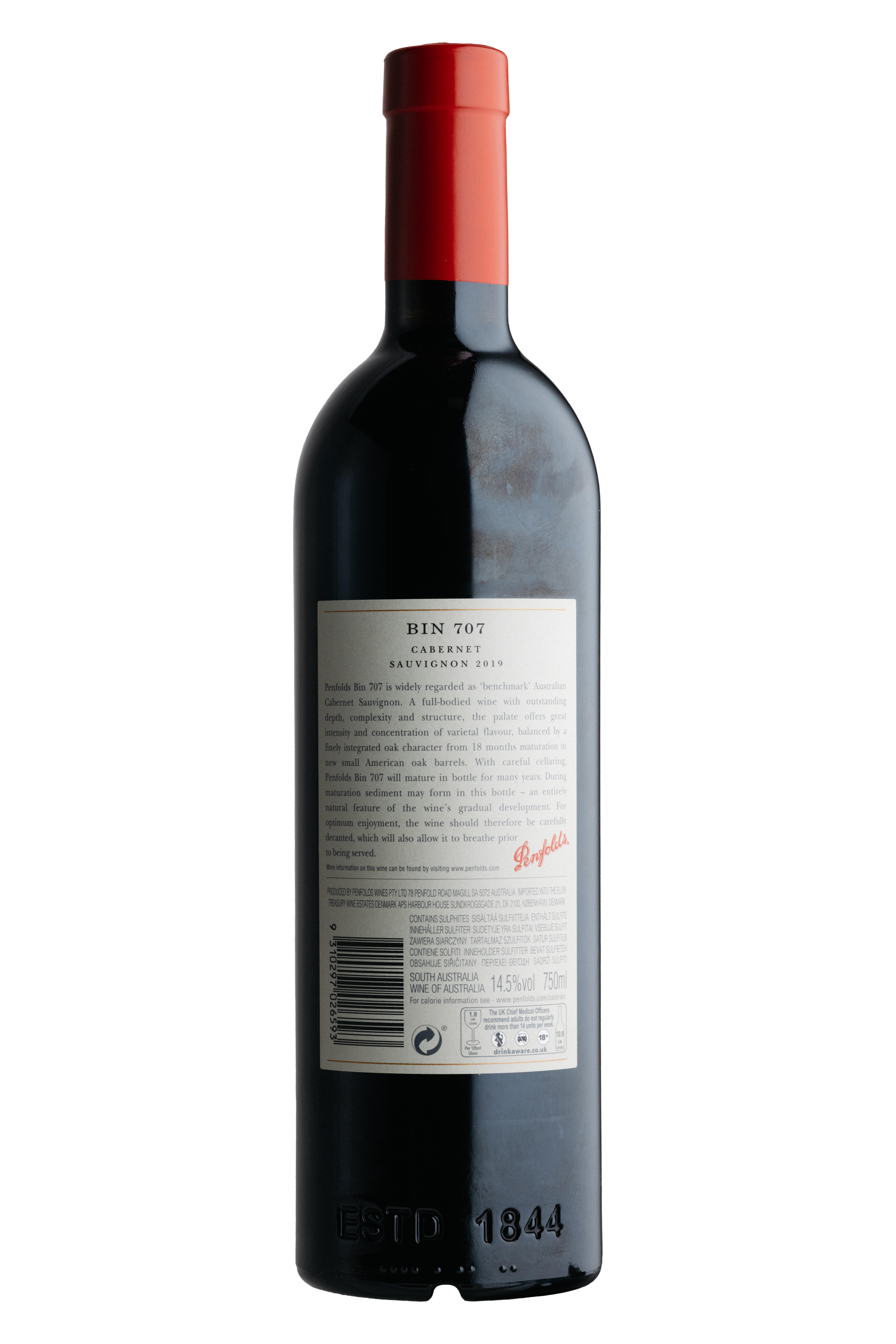 2019 Penfolds, Bin 707 Cabernet Sauvignon, Australia