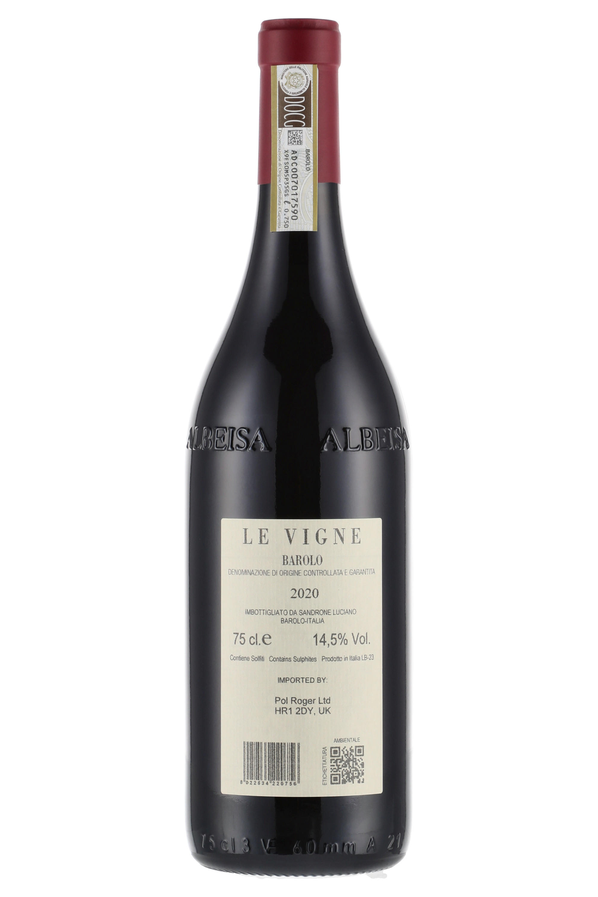 2020 Barolo, Le Vigne, Luciano Sandrone, Piedmont, Italy