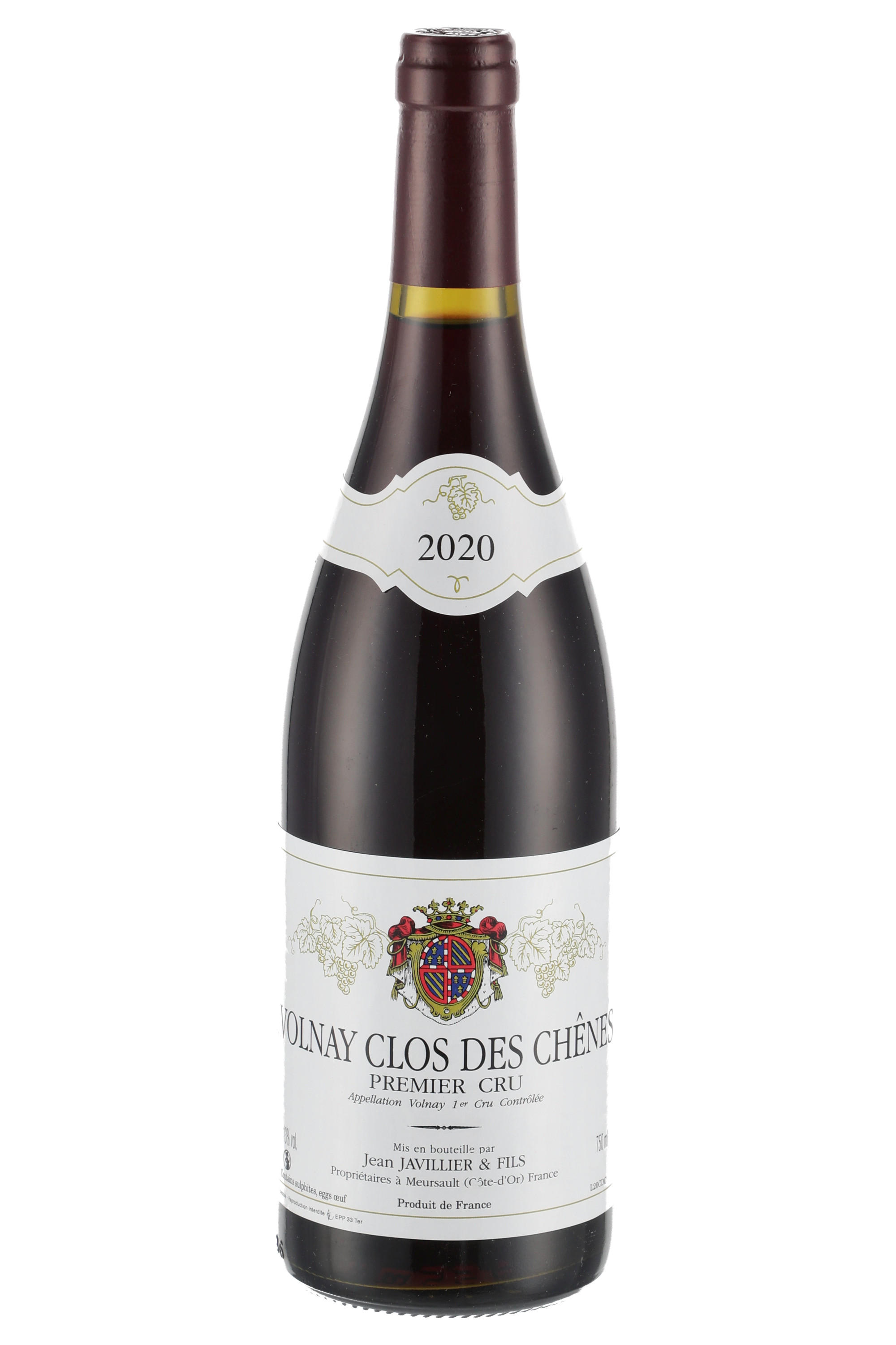 2020 Volnay, Clos des Chênes, 1er Cru, Jean Javillier & Fils, Burgundy