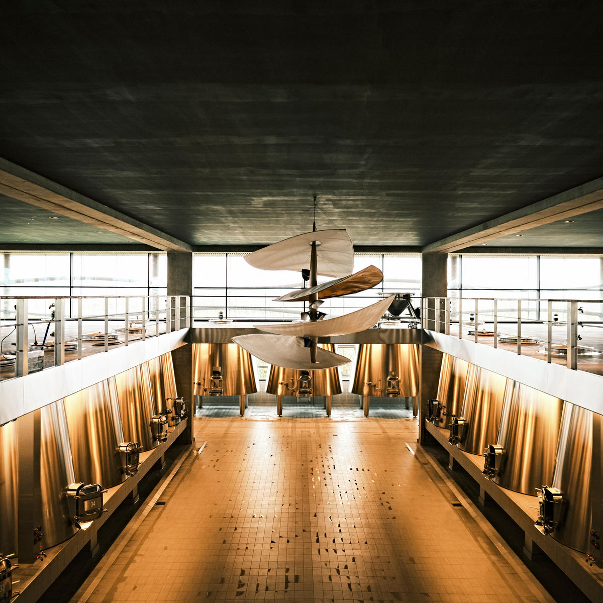 The vat room at Château Beychevelle, producer of one of our favourite Bordeaux wines from our New Year Sale.