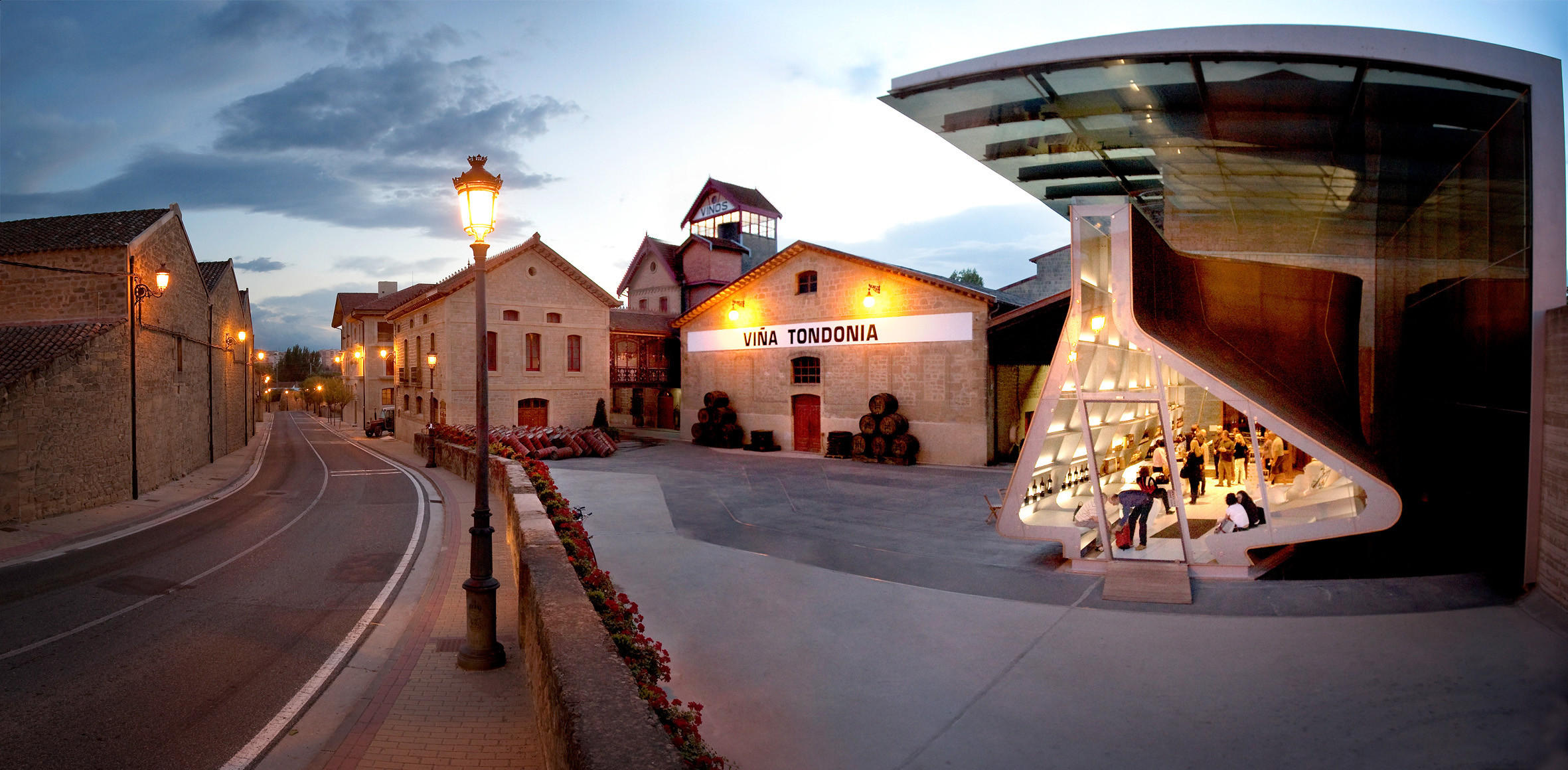 Historic winery of Bodegas R. López De Heredia in Rioja Alta
