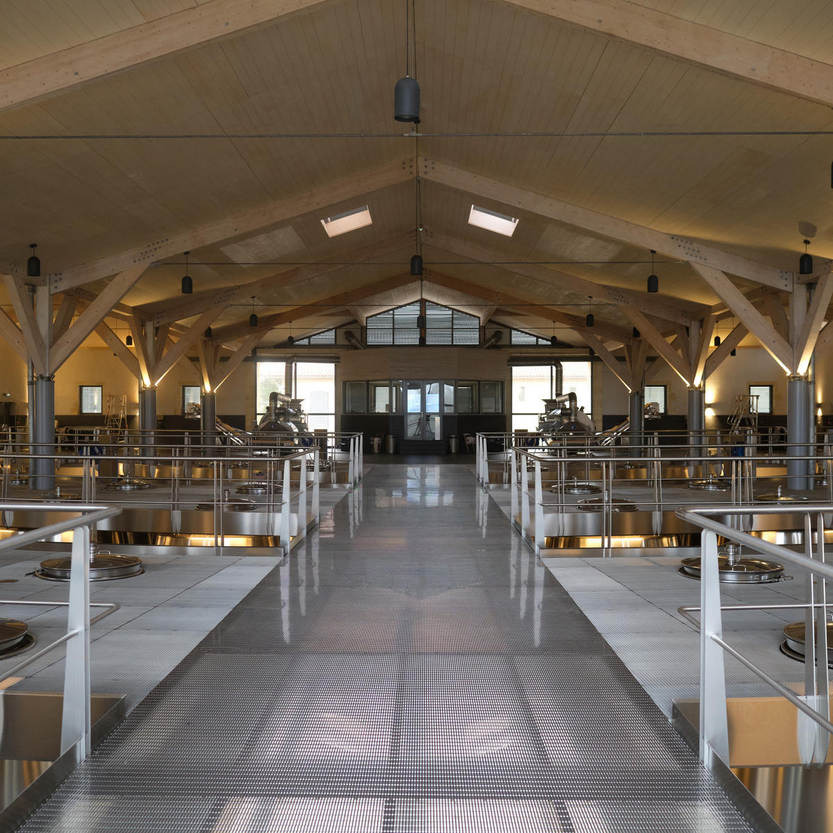 A view of the winery facility at Ch. Calon Ségur in St Estèphe; this winery produced one of the highlights of St Estèphe in 2022.