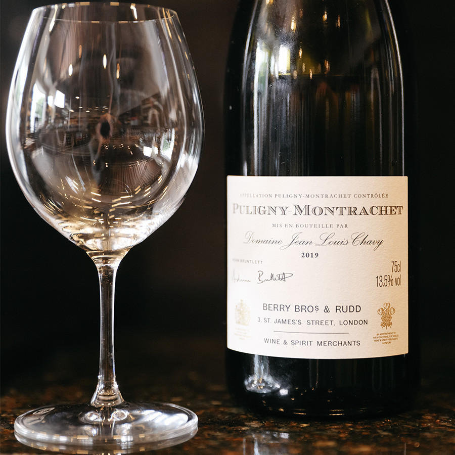On the pour: 2019 Puligny-Montrachet