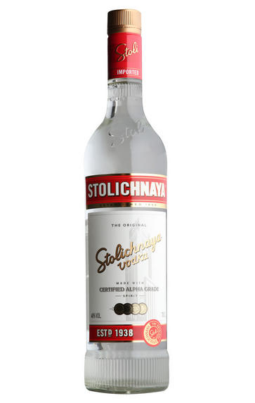 Stolichnaya Red Label, Premium Russian Vodka (40%)