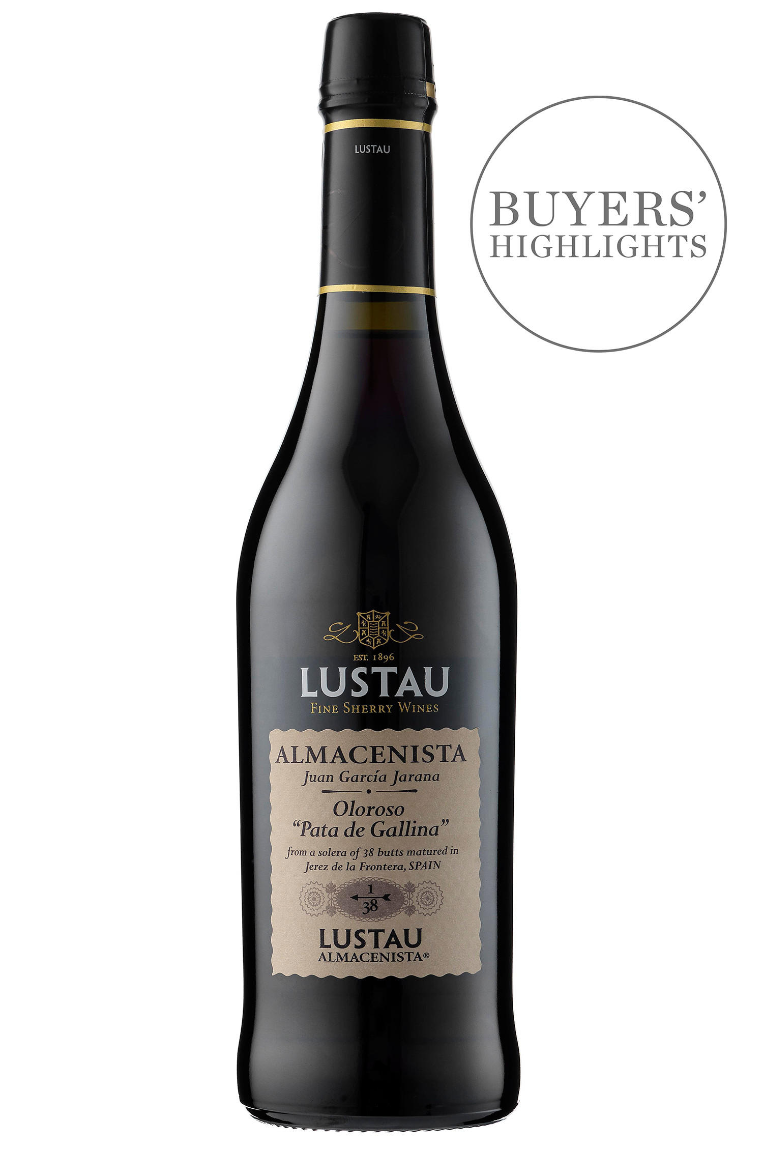 Bodegas Lustau, Oloroso, Pata de Gallina, Almacenista Jarana, Jerez, Spain