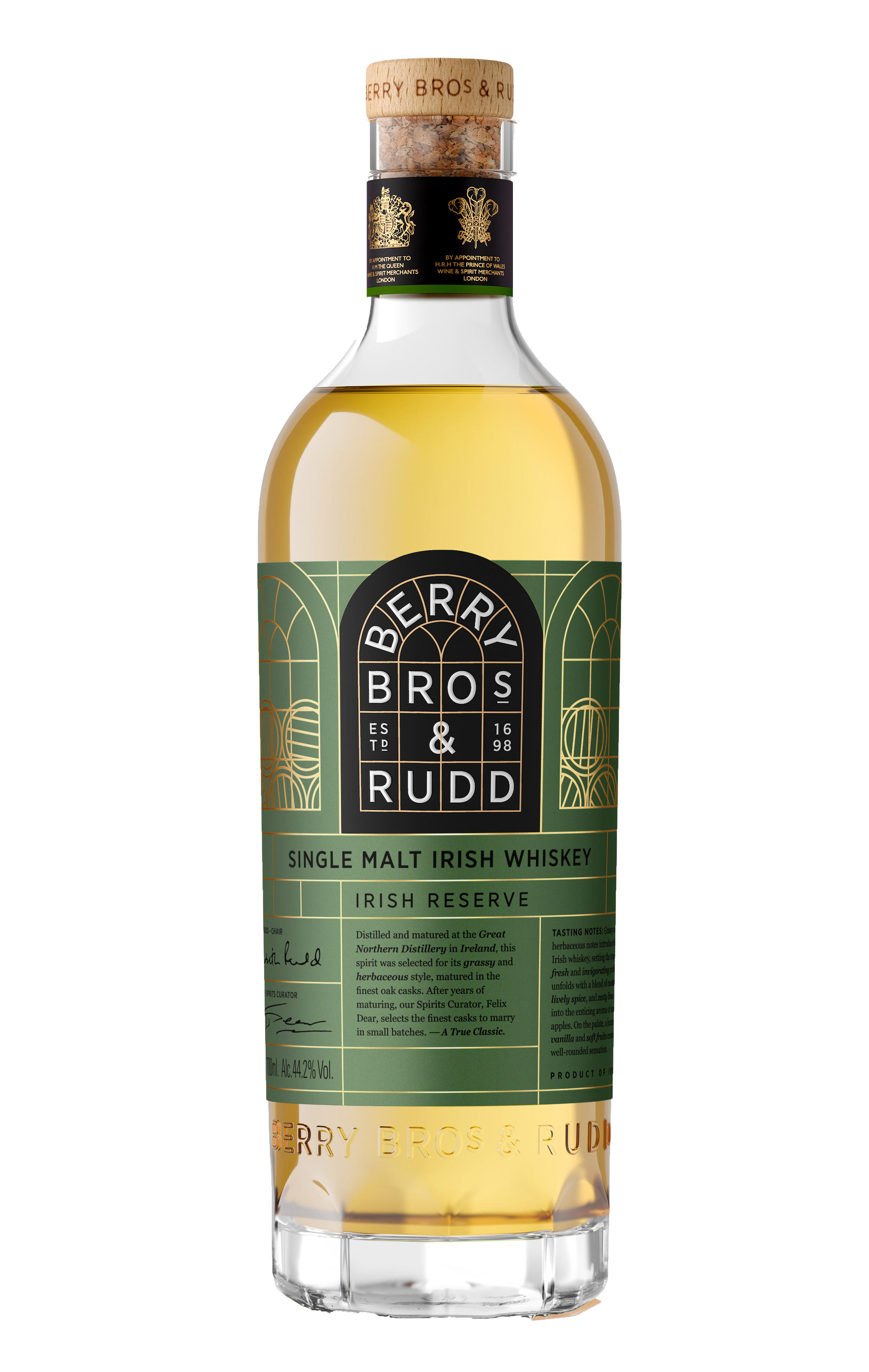 Berry Bros. & Rudd Irish Reserve, Single Malt Whiskey (44.2%)