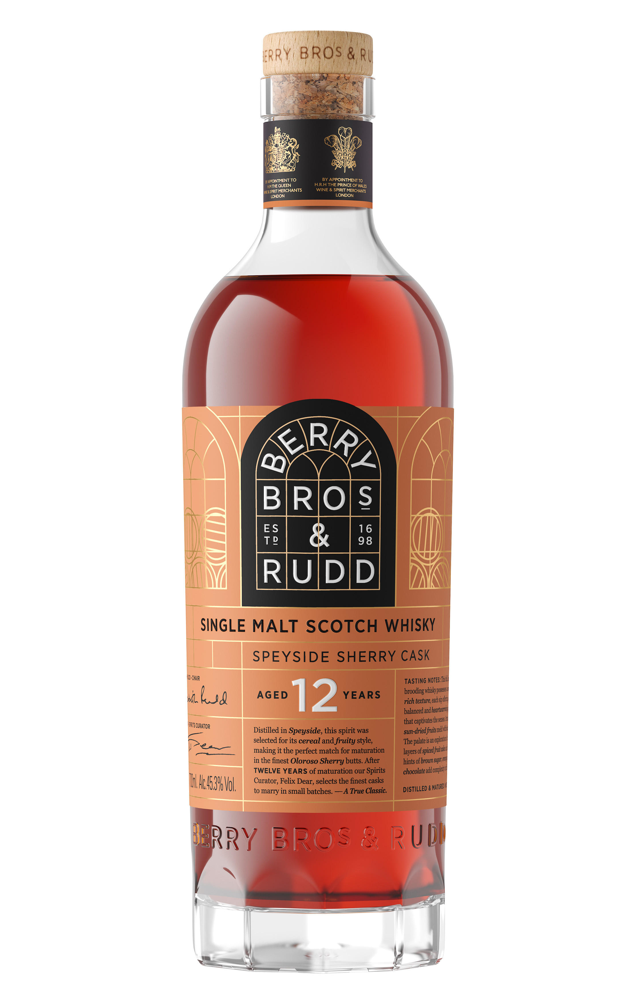 Berry Bros. & Rudd Speyside Sherry Cask, 12-Year-Old, Single Malt Scotch Whisky (45.3%) bottle