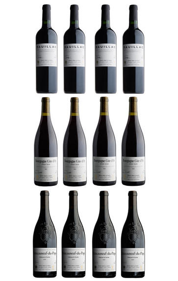 Classic French Reds, 12-Bottle Case