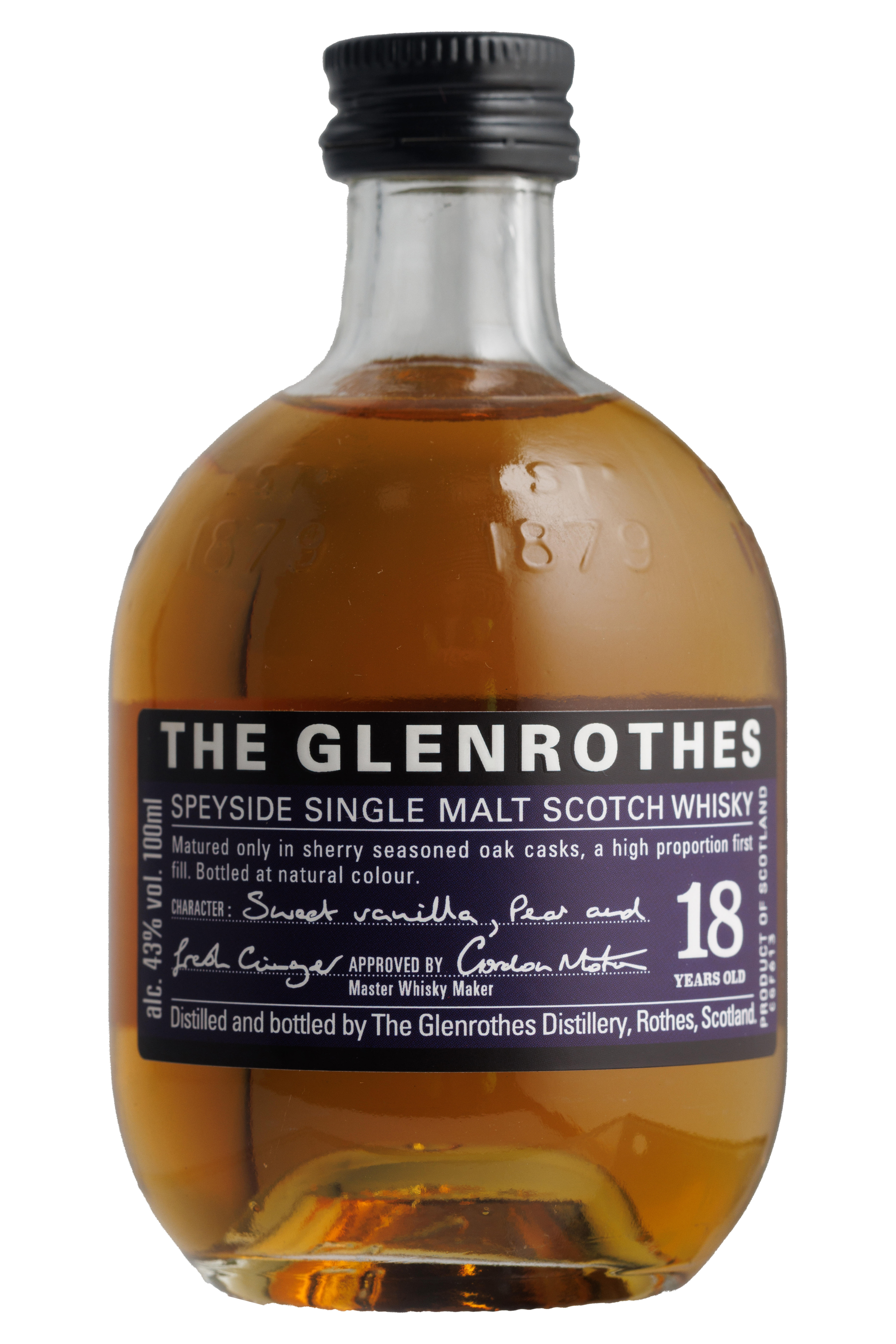 The Glenrothes, 18-Year-Old, Speyside, Single Malt Scotch Whisky (43%) bottle