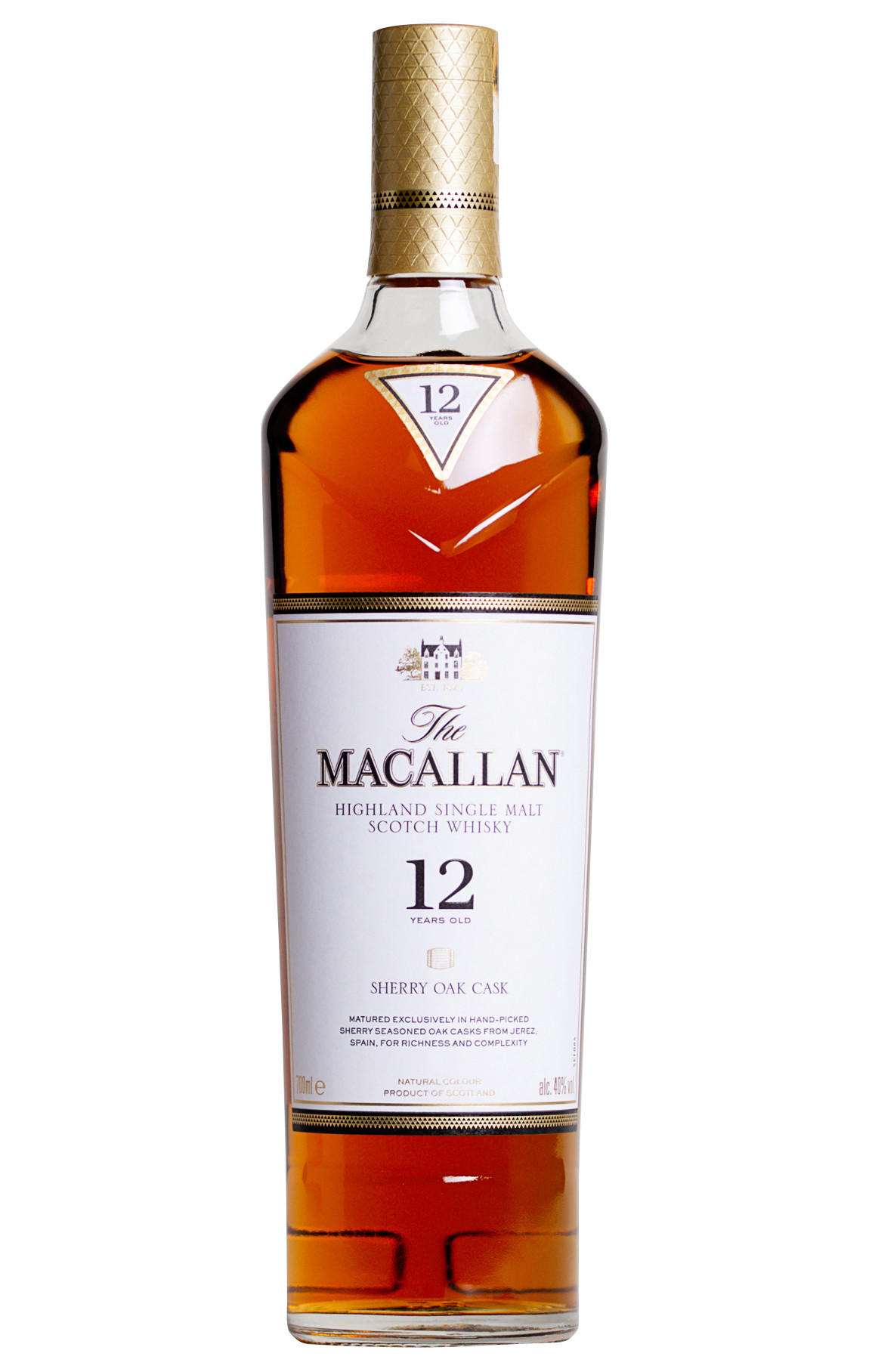 Buy Macallan 12 Year Old Sherry Oak Speyside Single Malt Whisky 40 10008021614 Berry Bros Rudd