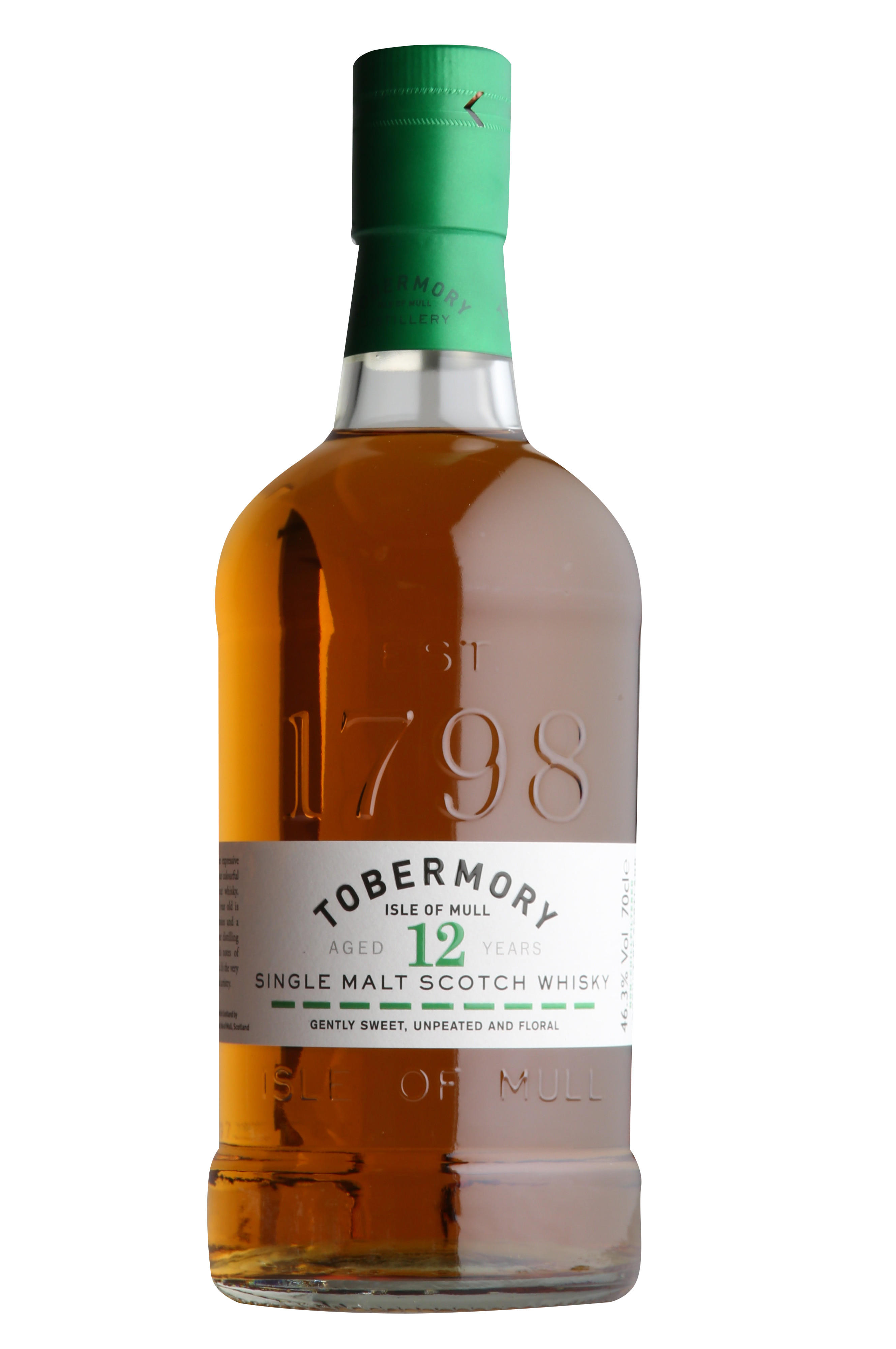 Tobermory, 12-Year-Old, Island, Single Malt Scotch Whisky (46.3%) bottle