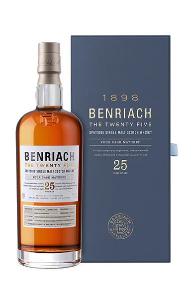 The BenRiach, 25-Year-Old, Speyside, Single Malt Scotch Whisky (46.8%)