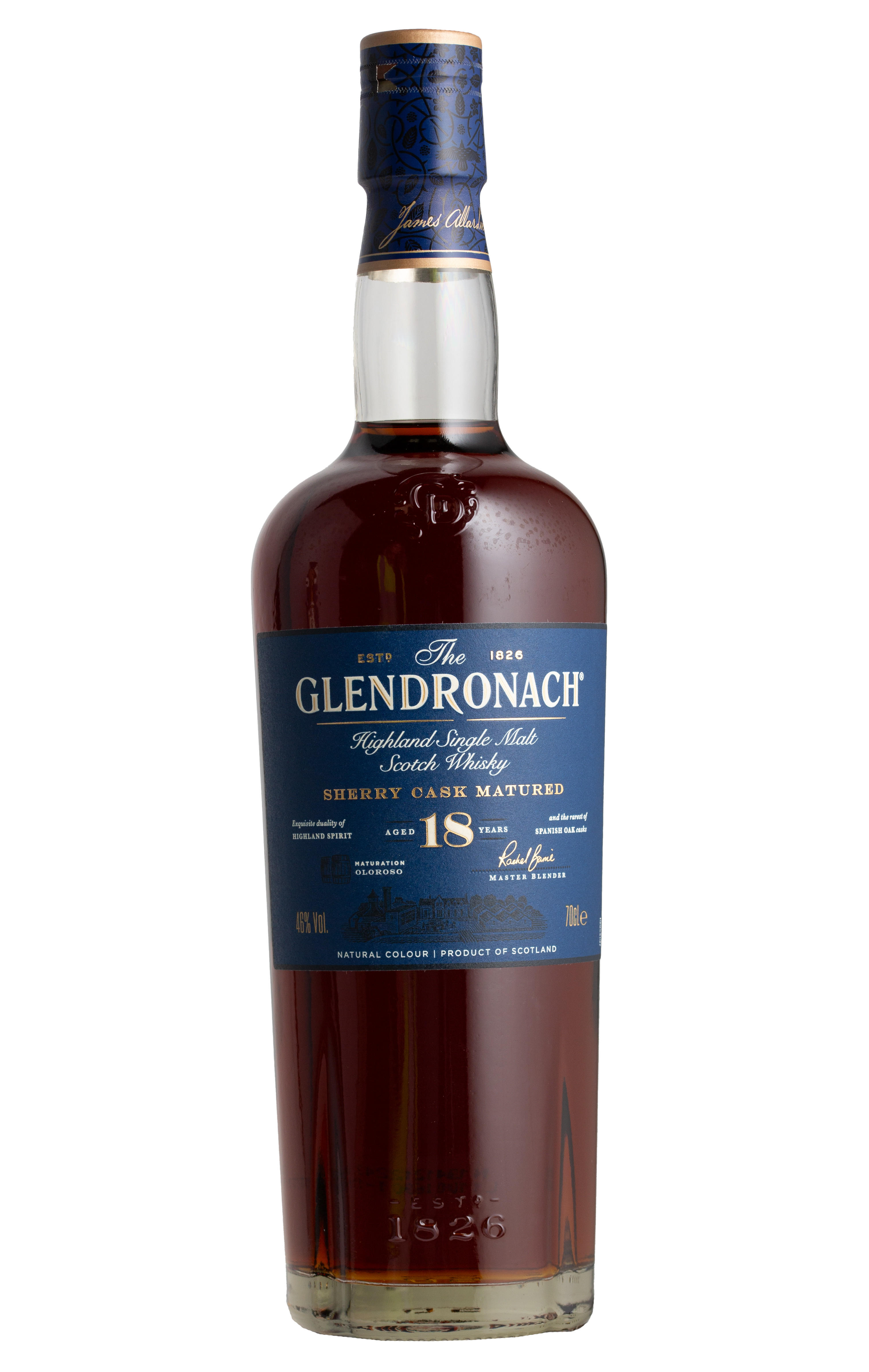The Glendronach, 18-Year-Old, Highland, Single Malt Scotch Whisky (46%) bottle