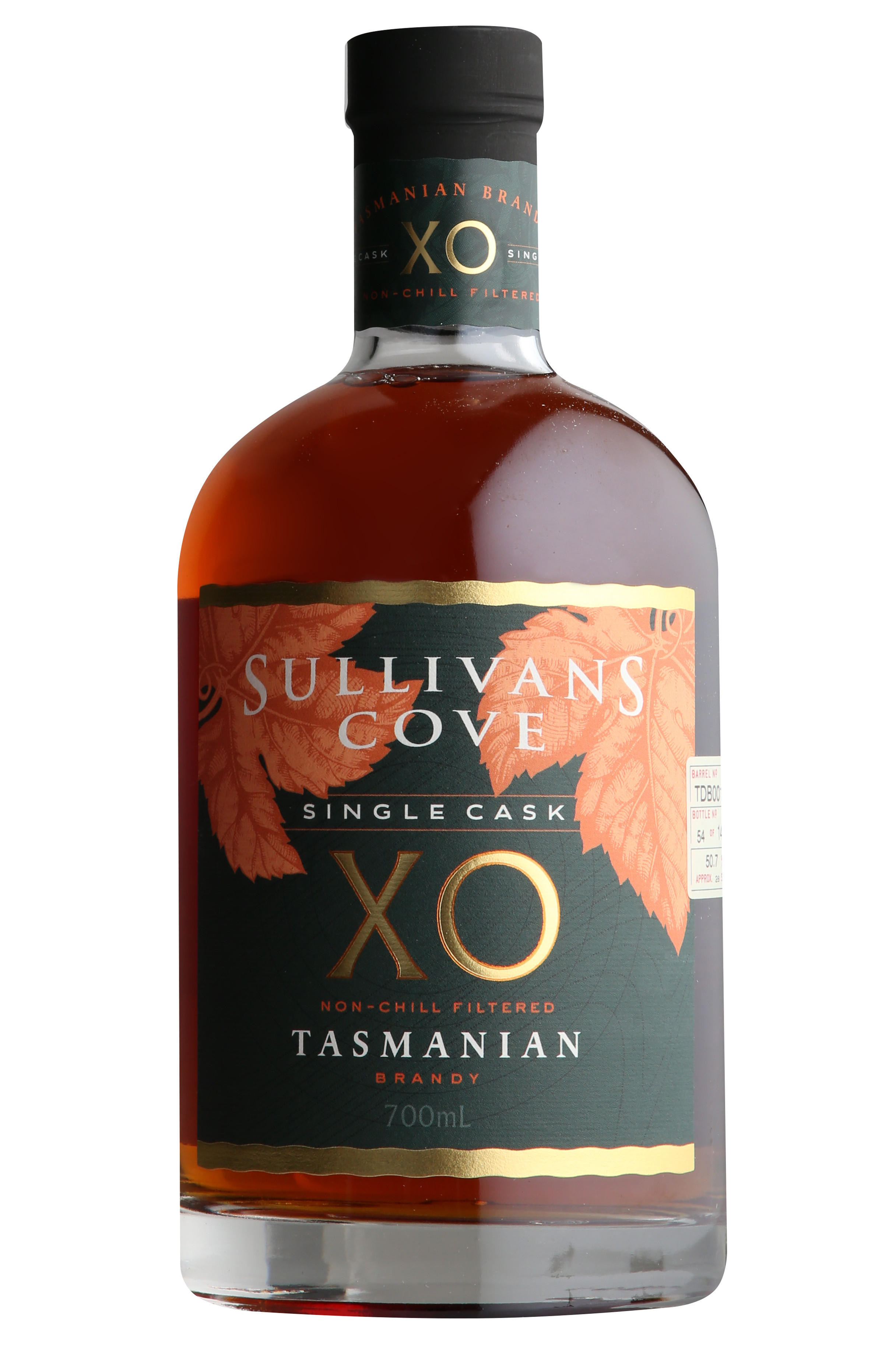 Buy Sullivans Cove Single Cask XO Brandy, TDB014, Tasmania, (50.7% ...