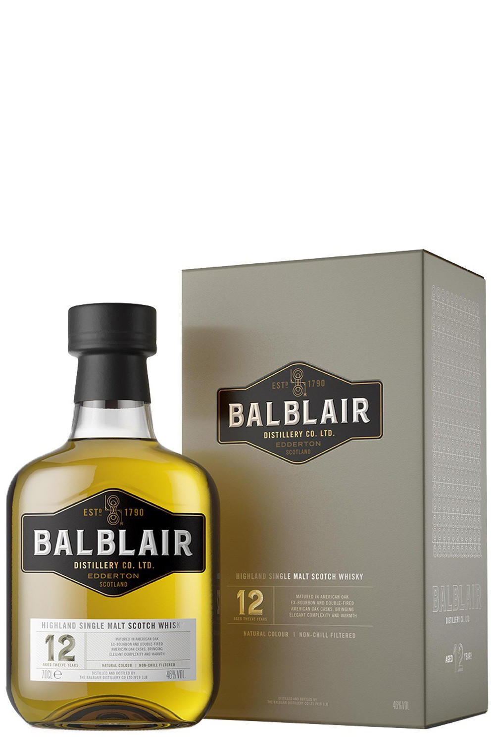 Balblair, 12-Year-Old, Highland, Single Malt Scotch Whisky (46%) bottle