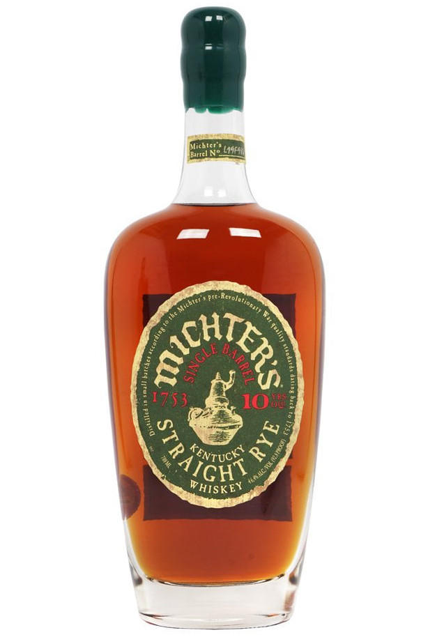 Michter's, Single Barrel, 10-Year-Old, Straight Rye Whiskey, Kentucky, USA (46.4%) bottle