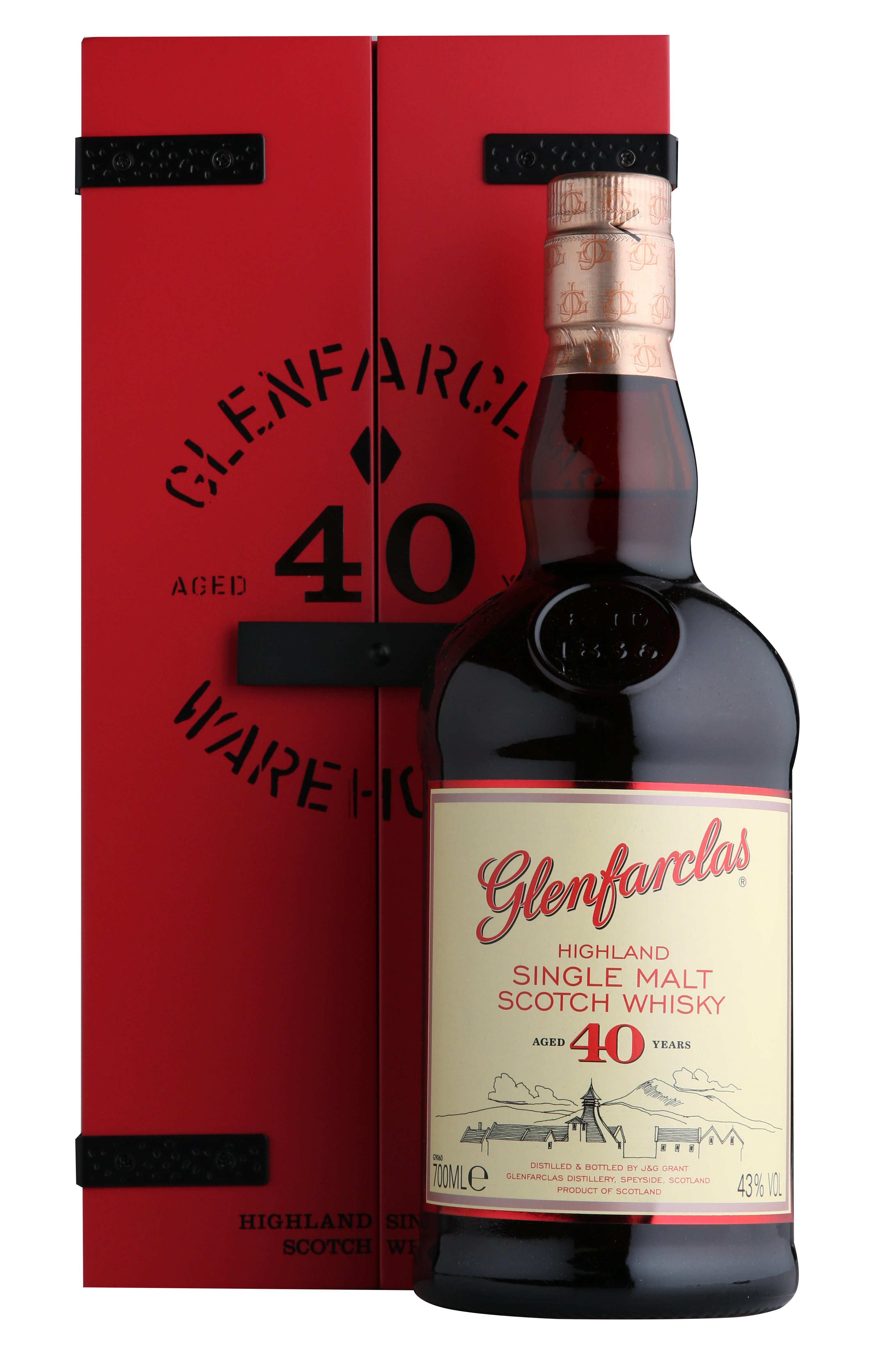 Buy Glenfarclas 40 Year Old Speyside Single Malt Scotch Whisky 43 10008048411 Berry Bros Rudd