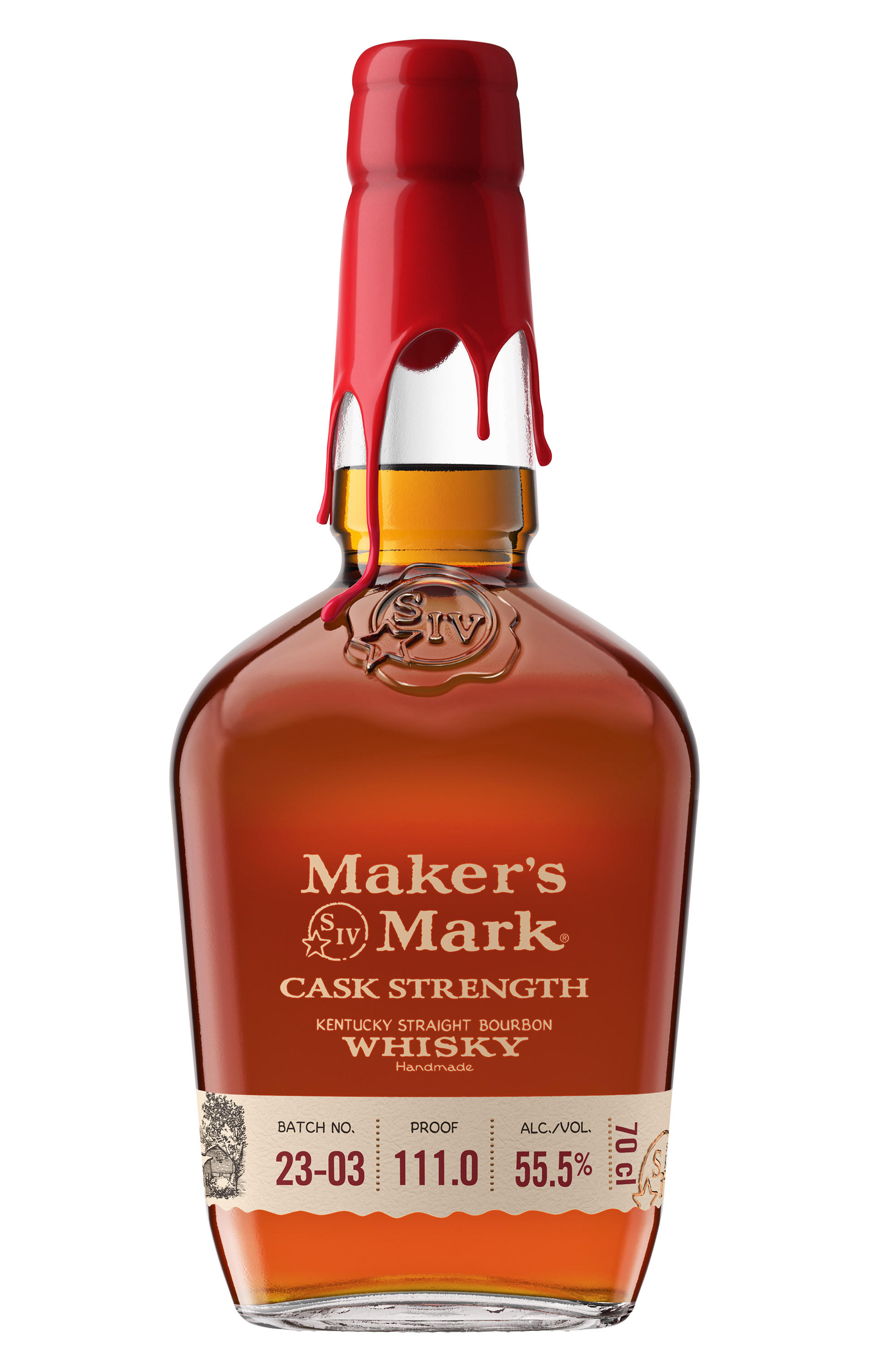 Maker's Mark, Cask Strength, Bourbon Whisky, USA (55.1%) bottle
